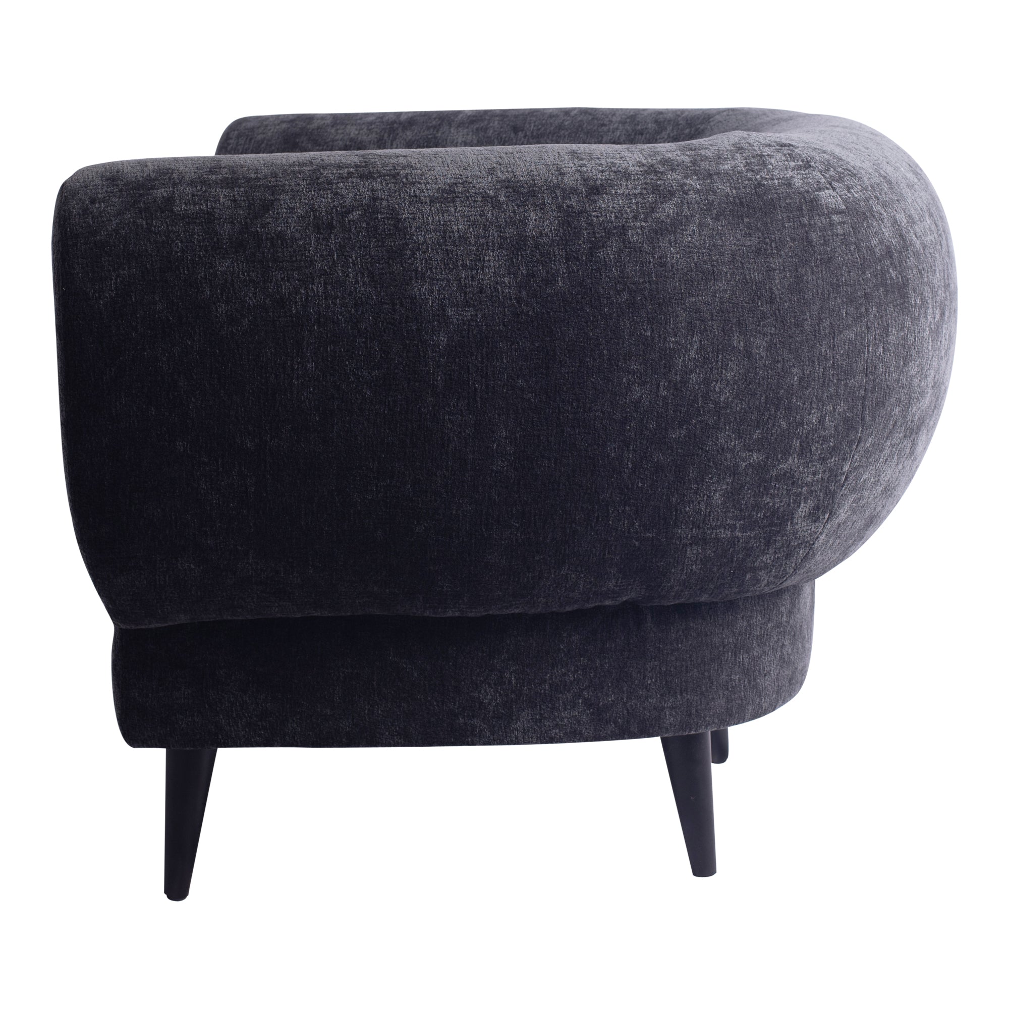 Elefan Anthracite fauteuil round armrest - Photo 5