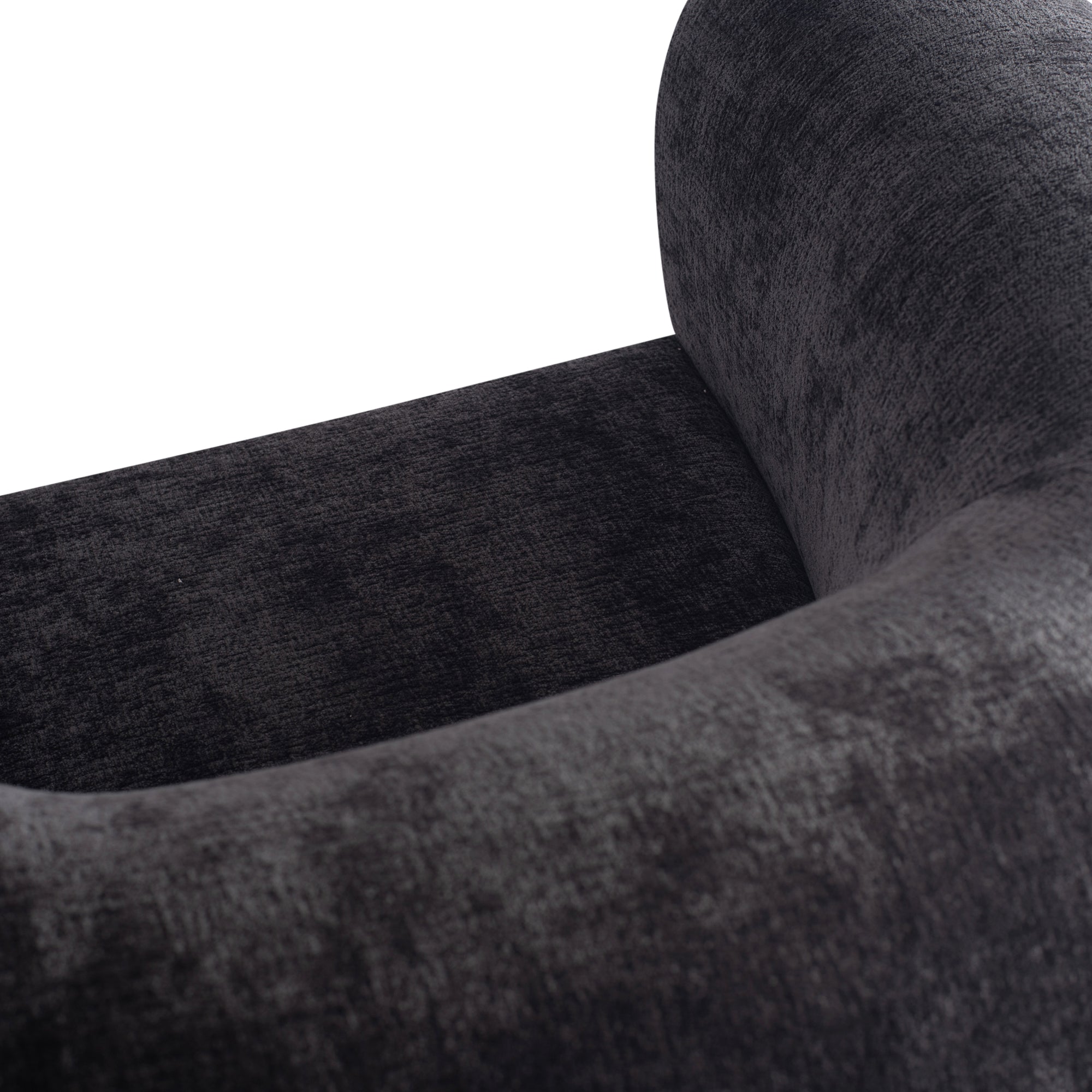 Elefan Anthracite fauteuil round armrest - Photo 9