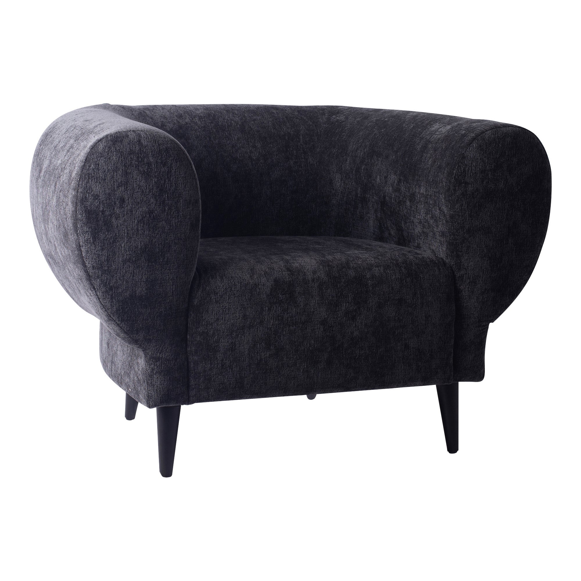 Elefan Anthracite fauteuil round armrest - Photo 10