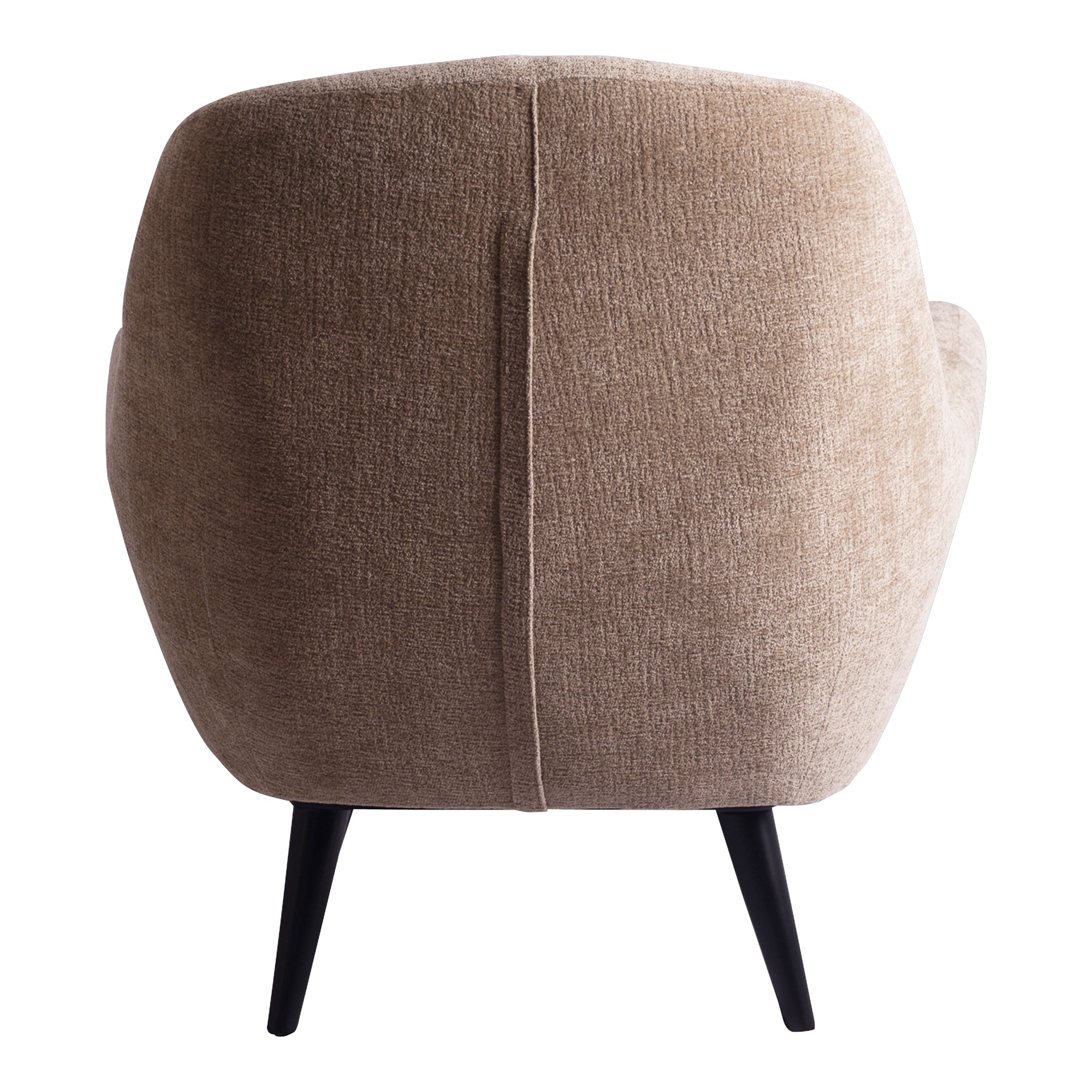 Donny Cream fauteuil black wooden legs - Photo 6