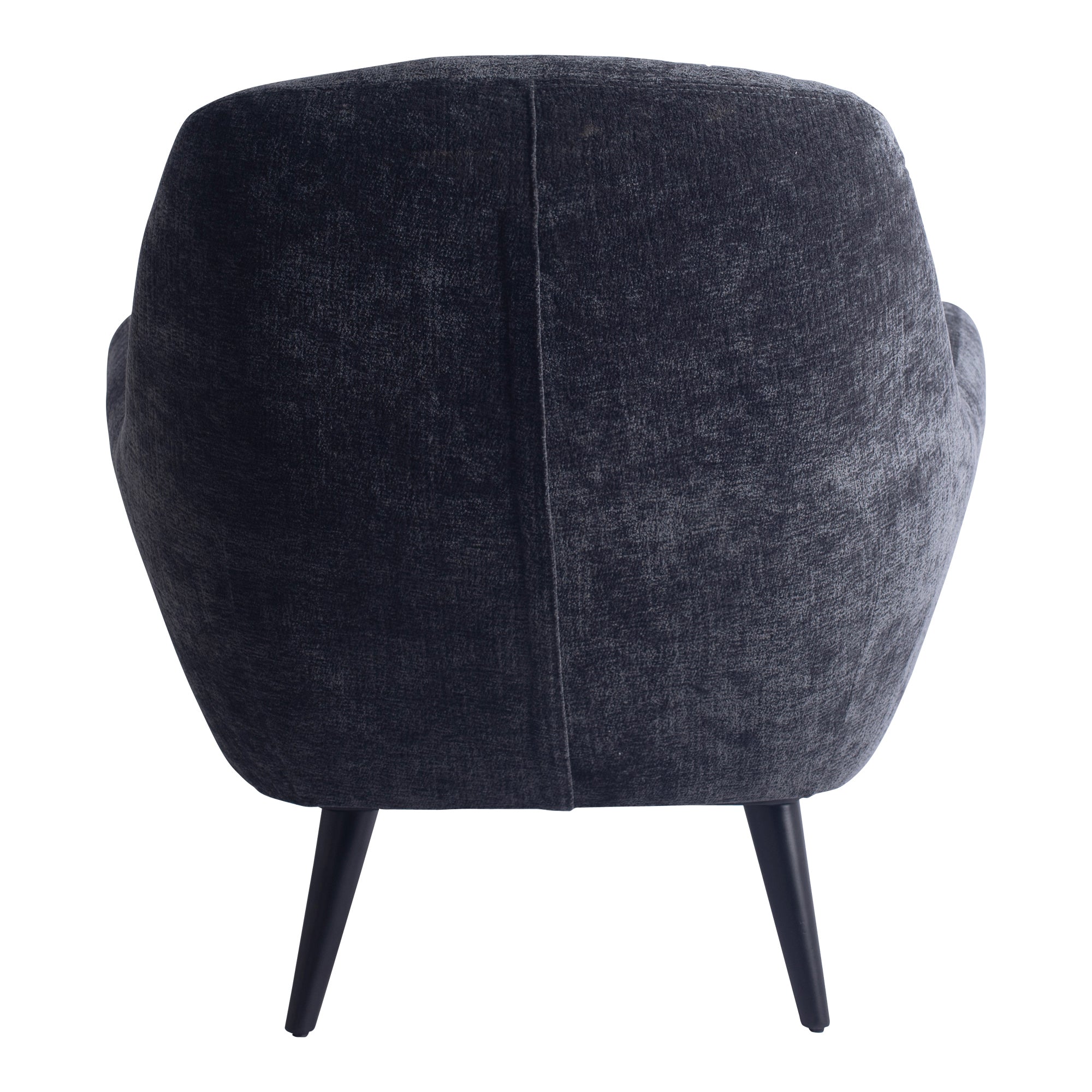 Donny Anthracite fauteuil black wooden legs - Photo 4