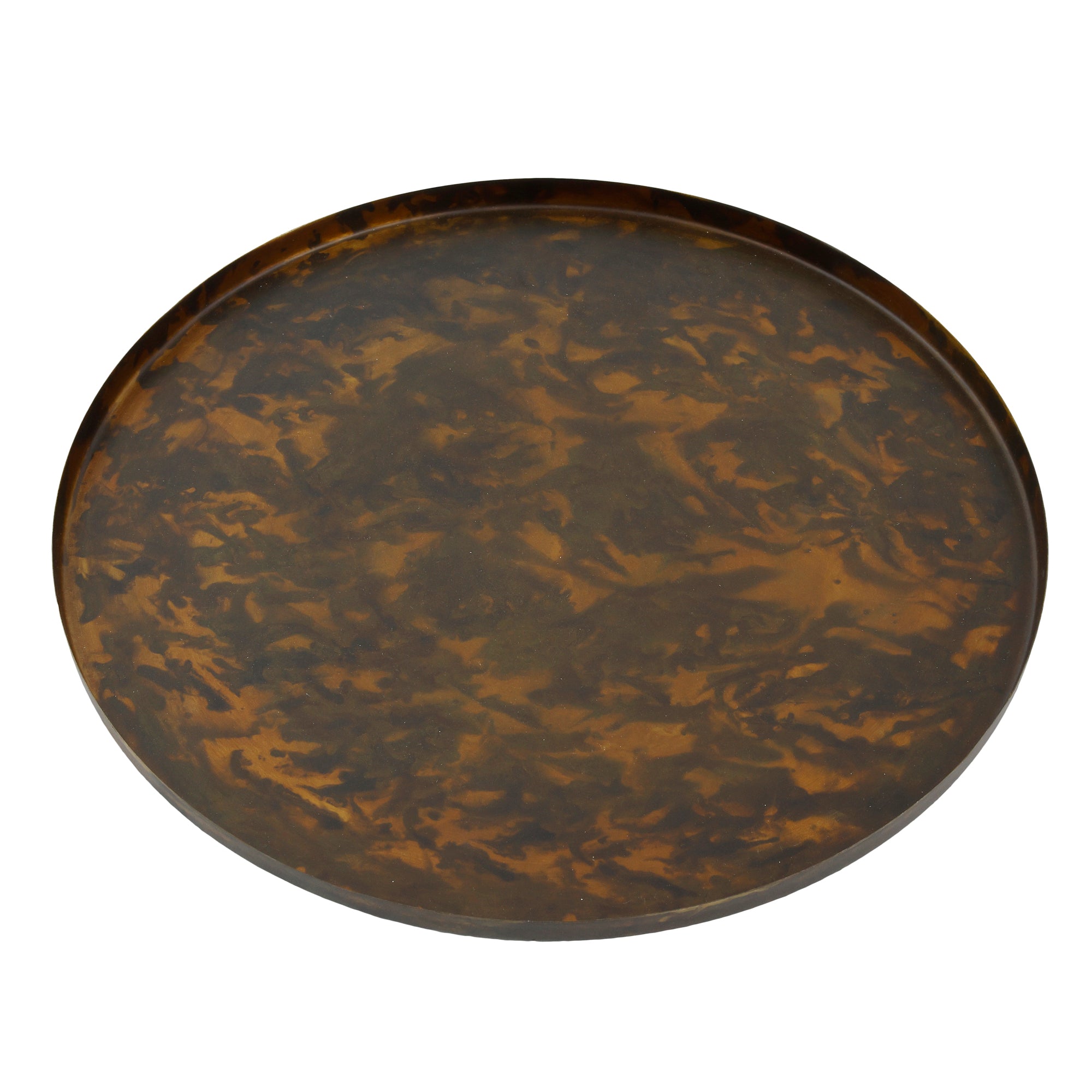 Cars Brass antique iron tray round XS