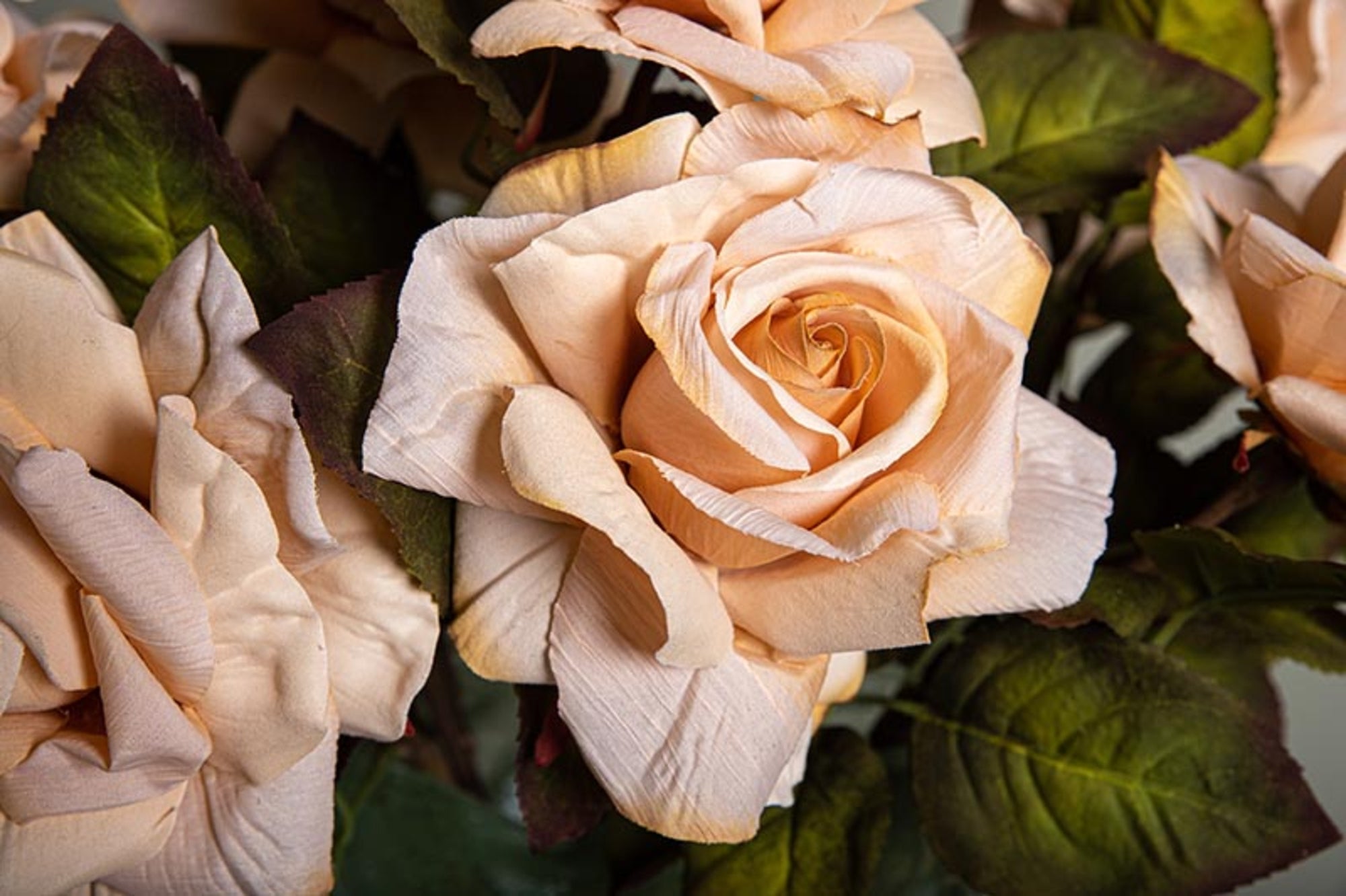 Rose Flower light brown rose Light Brown — Fleur artificielle — vue 2 | Häus