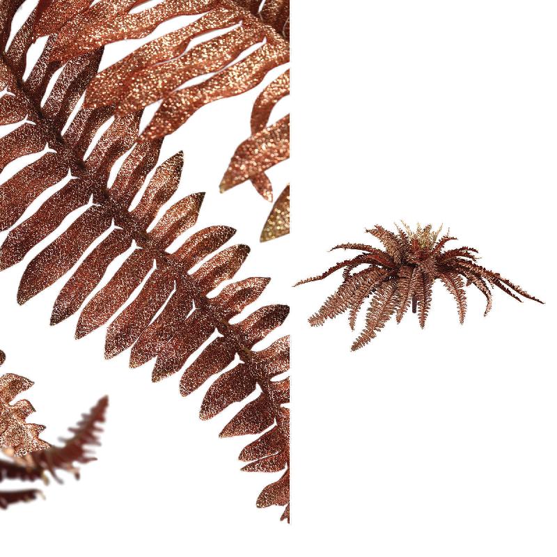 Fern Plant copper fern bush medium Copper — Feuille artificielle — vue 2 | Häus