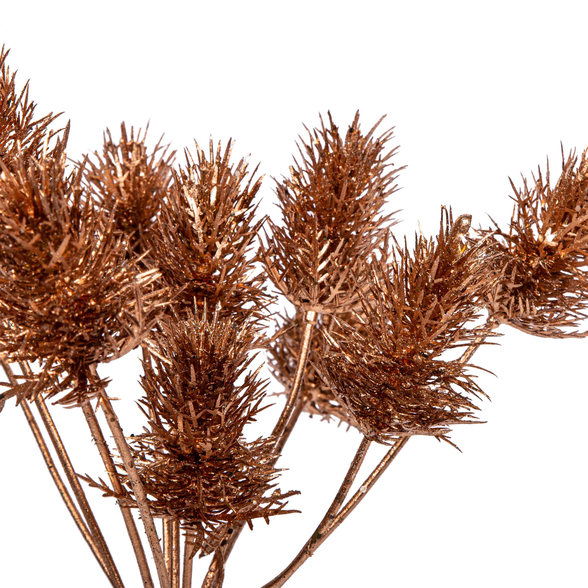 Twig Plant copper thistle spray Copper — Branche artificielle — vue 2 | Häus