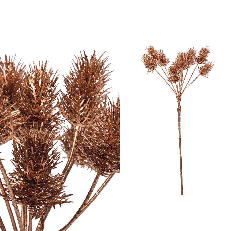 Twig Plant copper thistle spray Copper — Branche artificielle — vue 3 | Häus