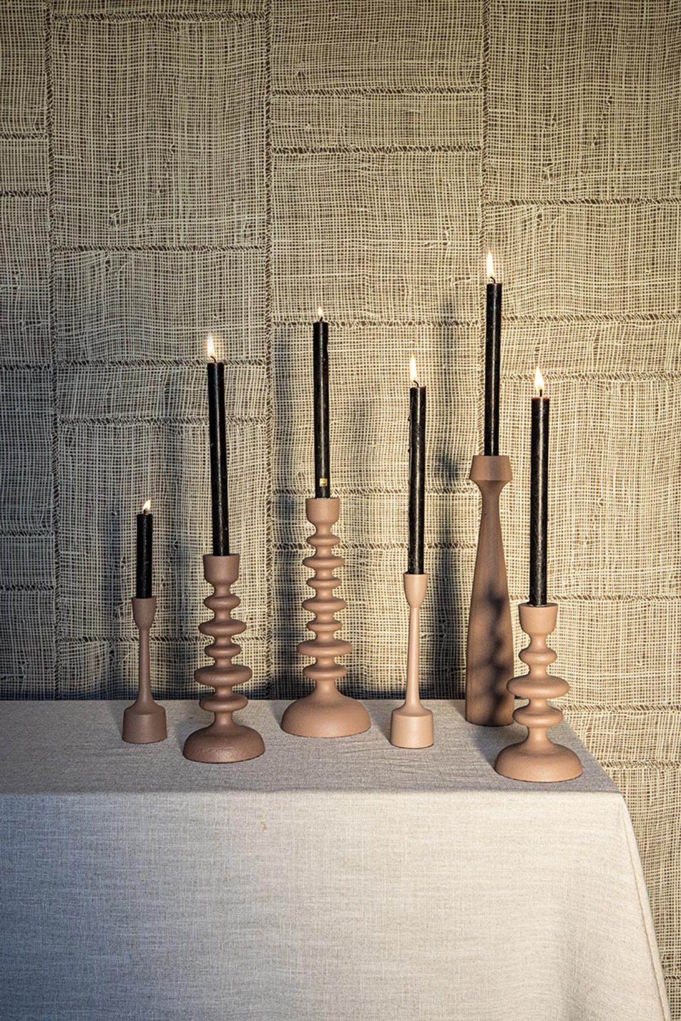 Lisanne Chandeliers en aluminium moulé - Beige