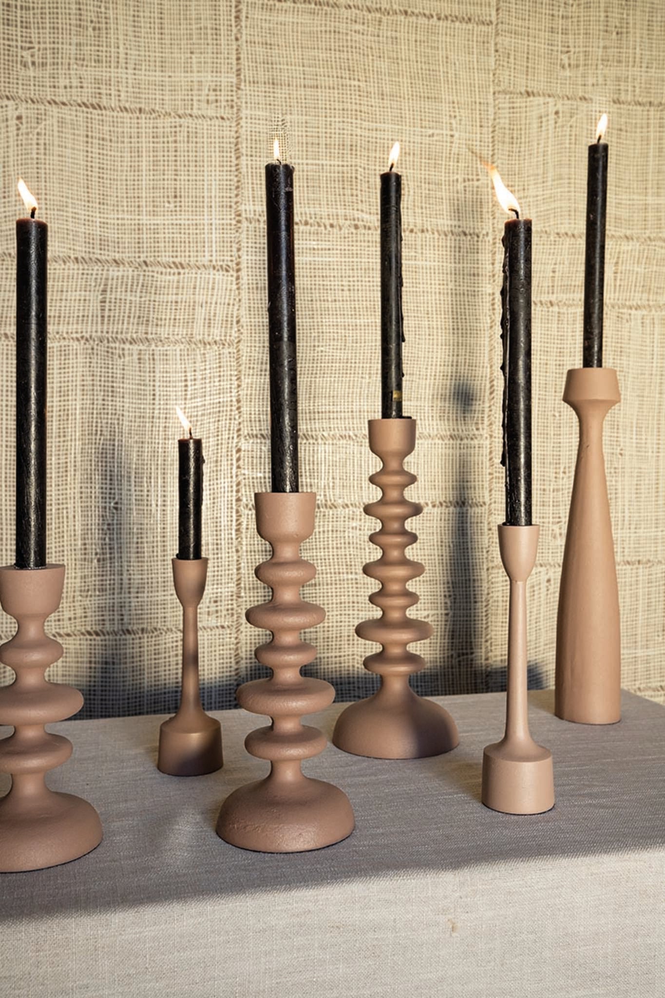 Lisanne Chandeliers en aluminium moulé - Beige