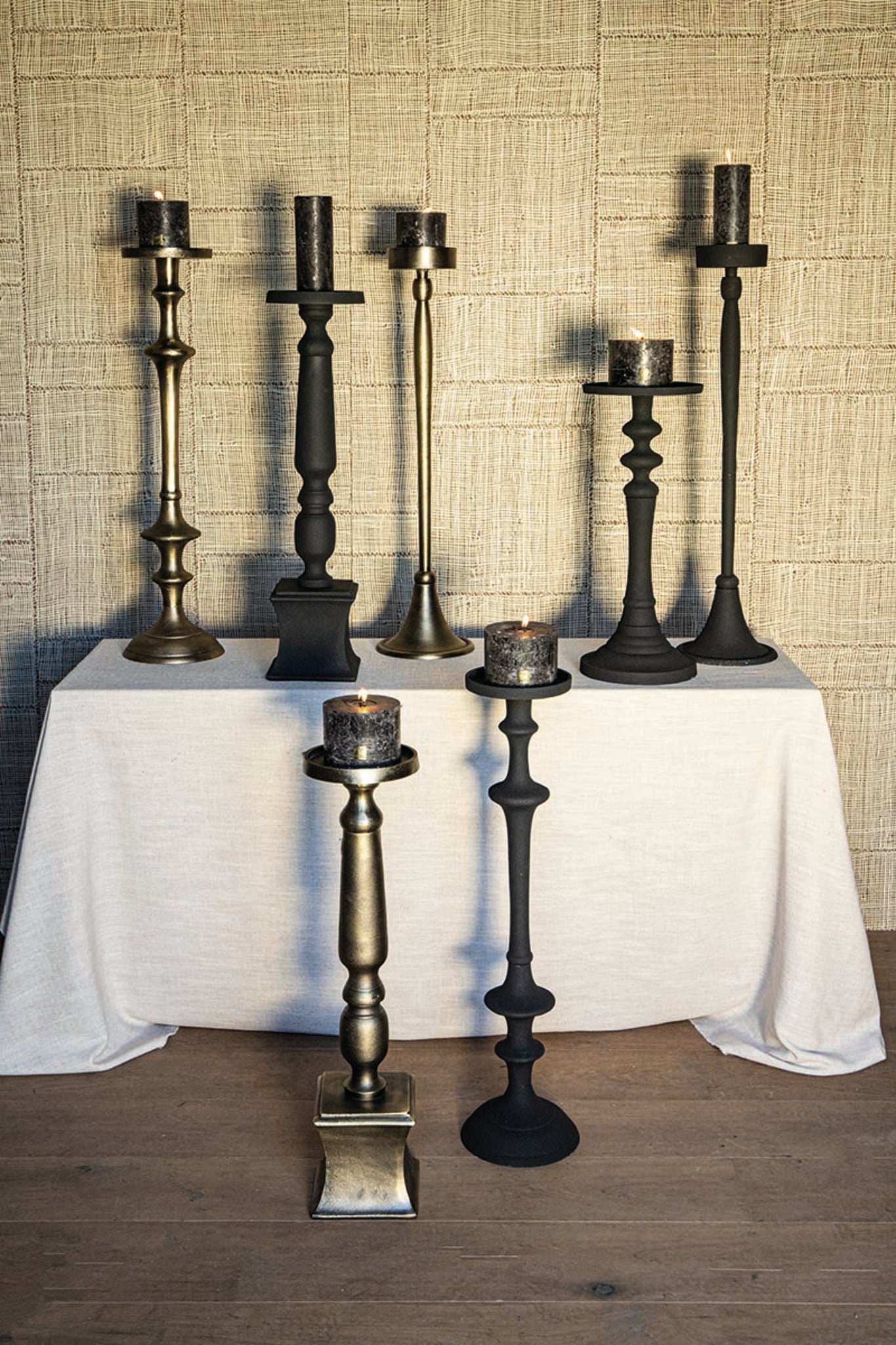 Yourney Chandeliers en aluminium moulé - Laiton