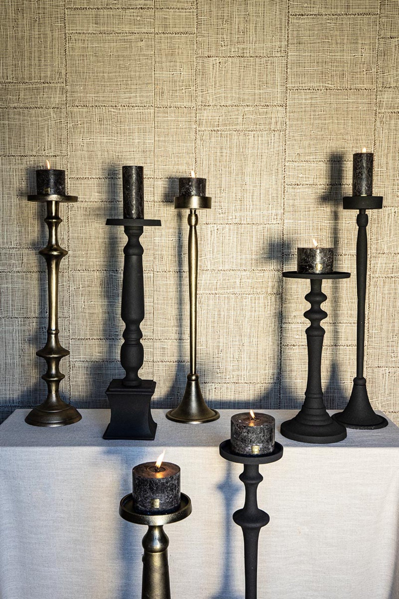 Yourney Chandeliers en aluminium moulé - Laiton