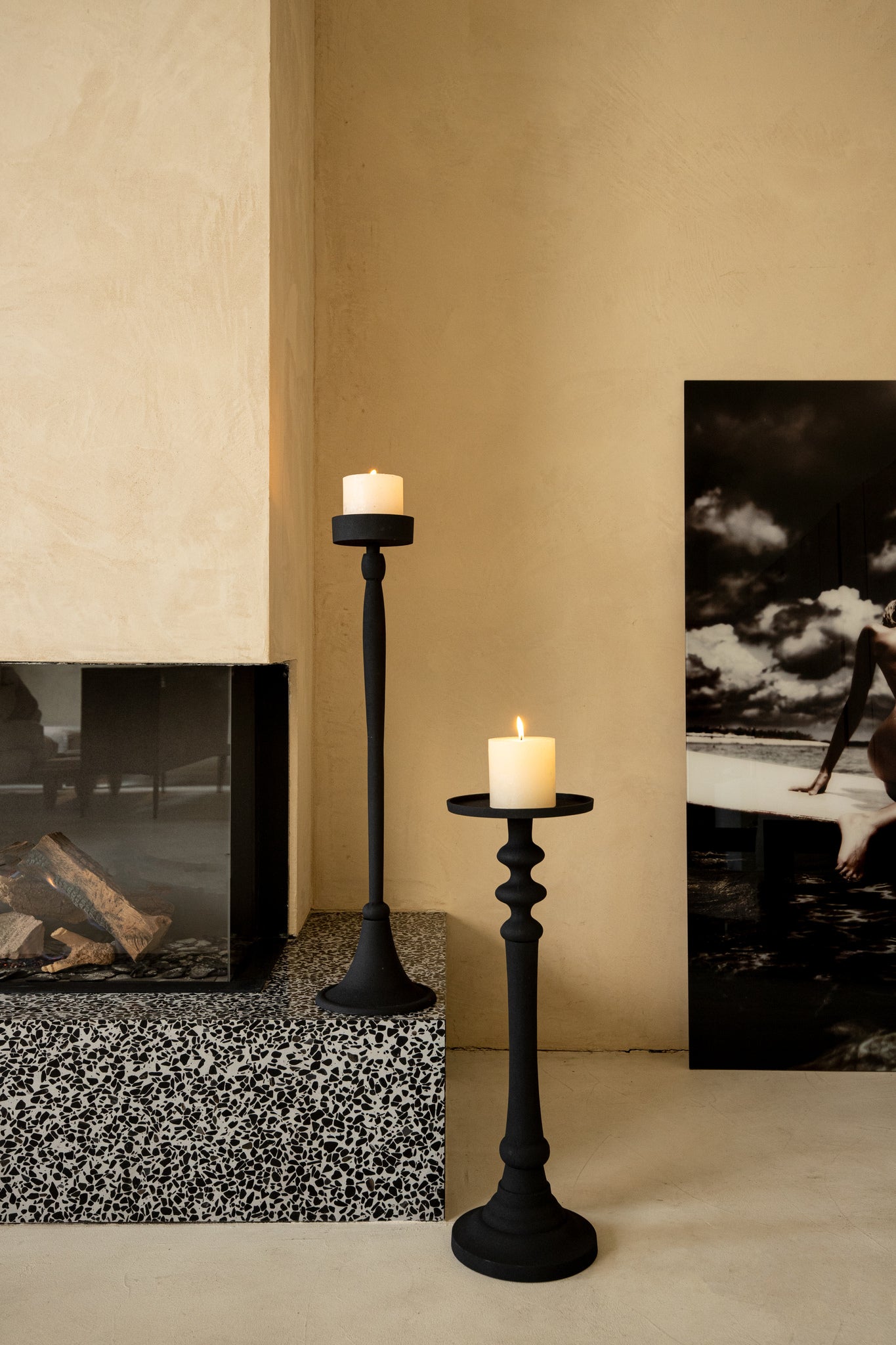 Zival Chandeliers en aluminium moulé - Laiton