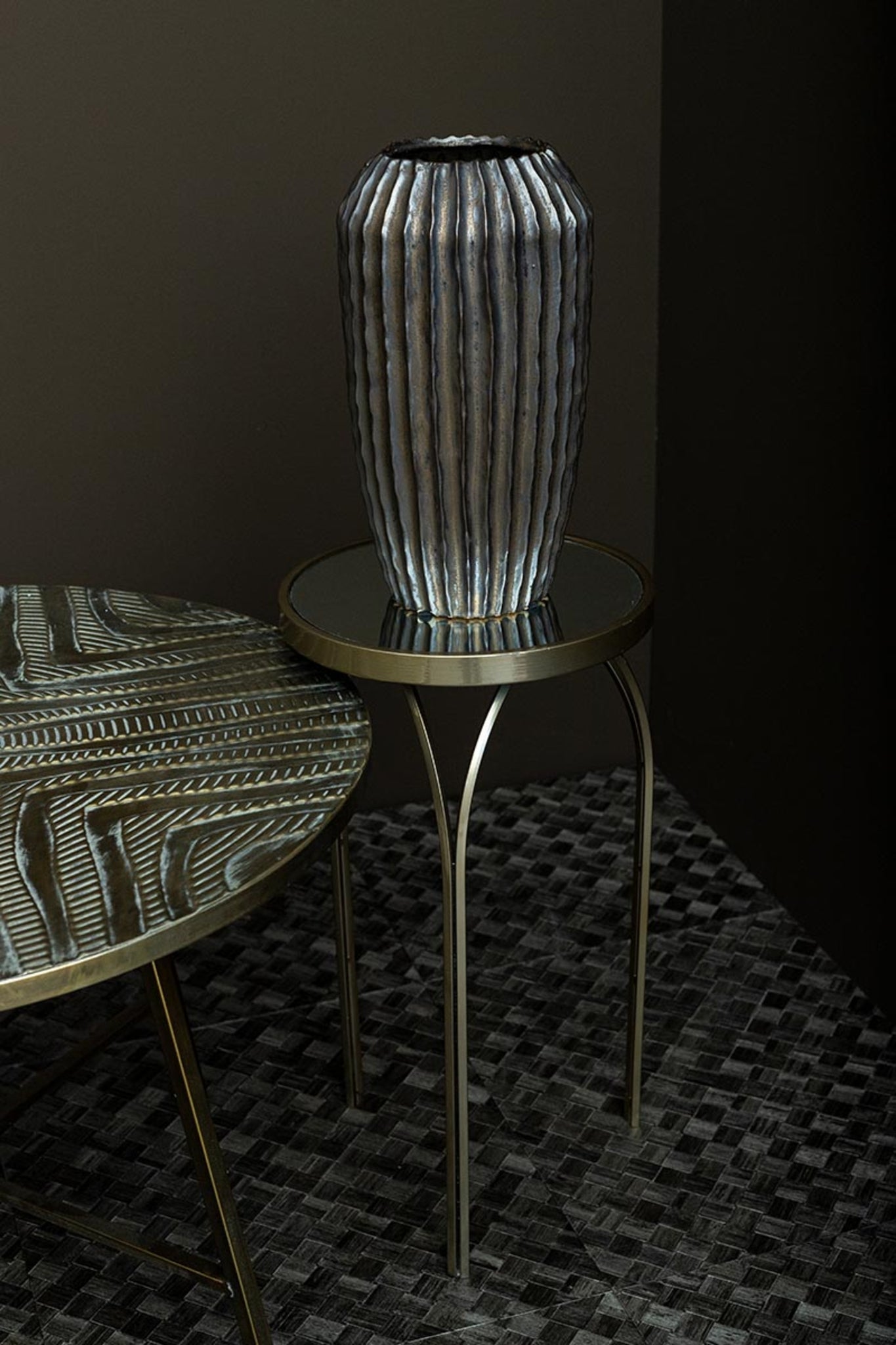 Rikka Gold iron fairy sidetable mirror top SV2 - Photo 8
