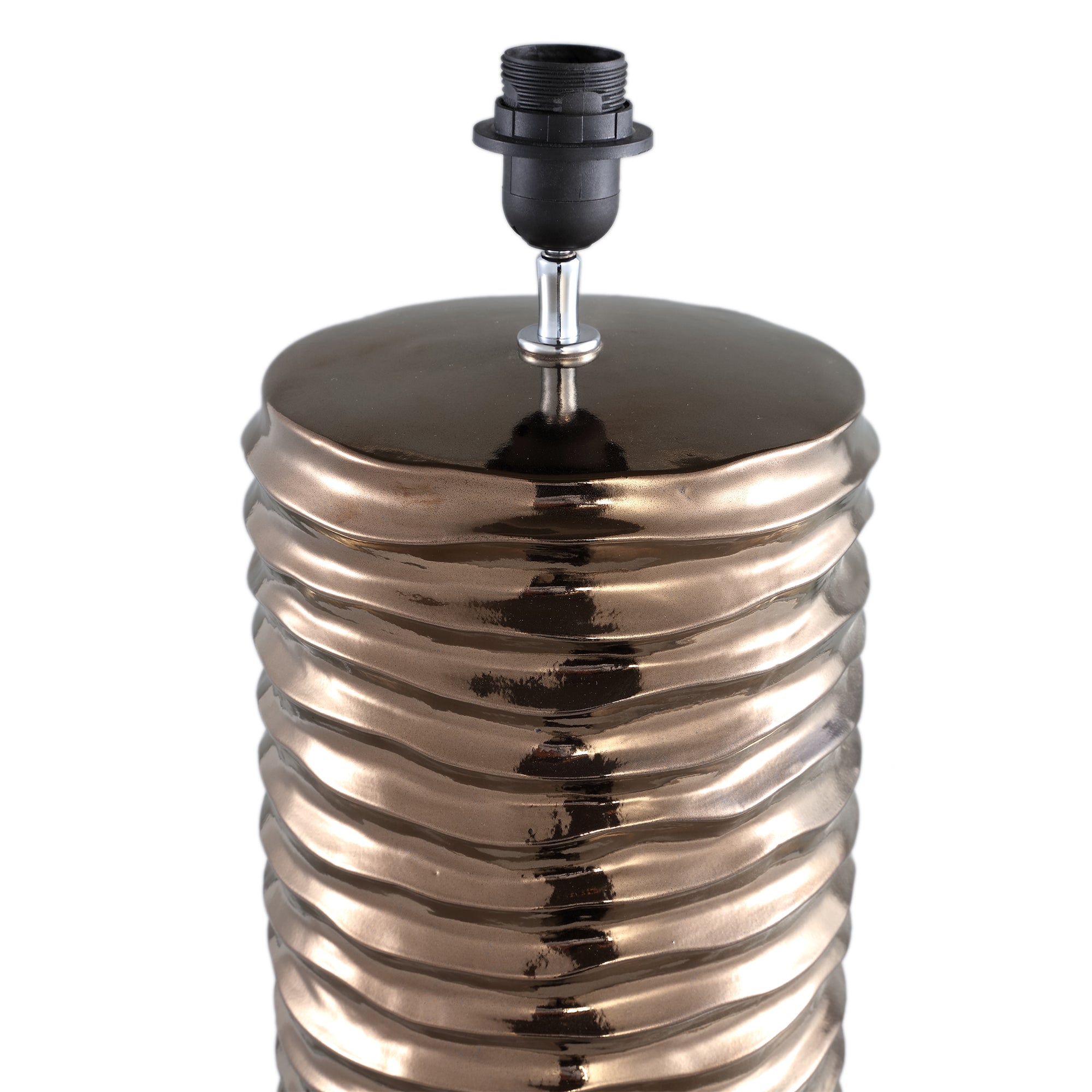 Rikkah Lampes de table en céramique - Cuivre