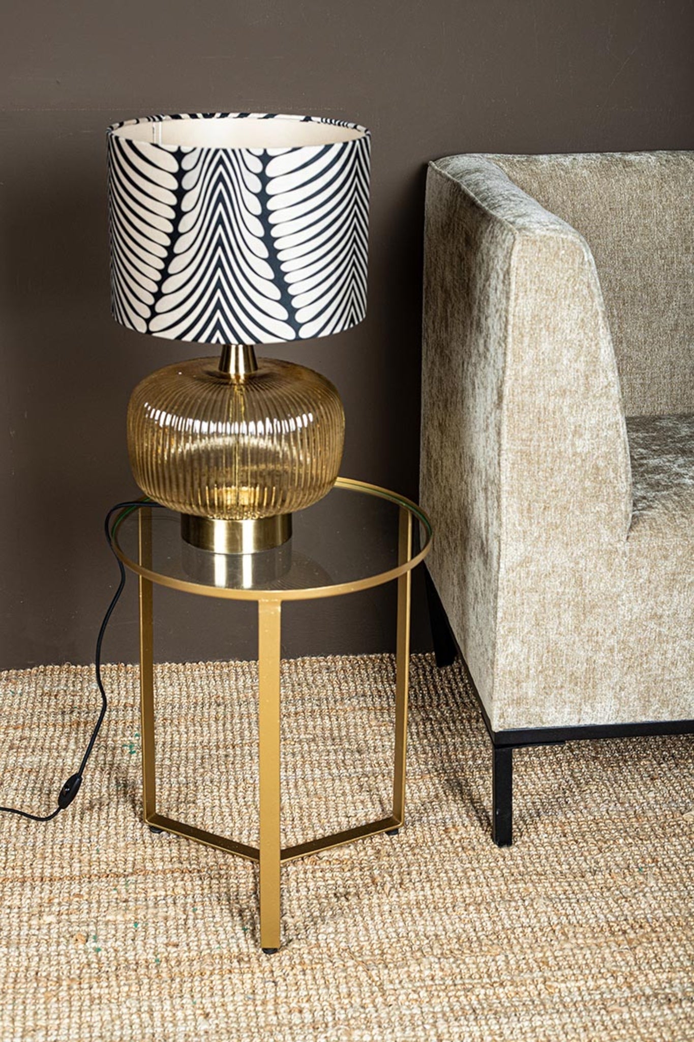 Juliet Lampes de table — Amber Lampbase Wide - Or