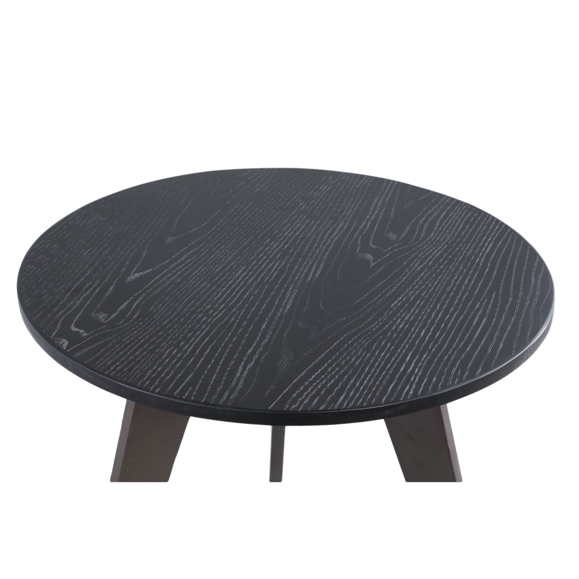 Werdy Black iron coffeetable veneer top round SV2 - Photo 4