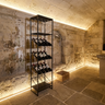 Ambiance cave contemporaine avec éclairage LED