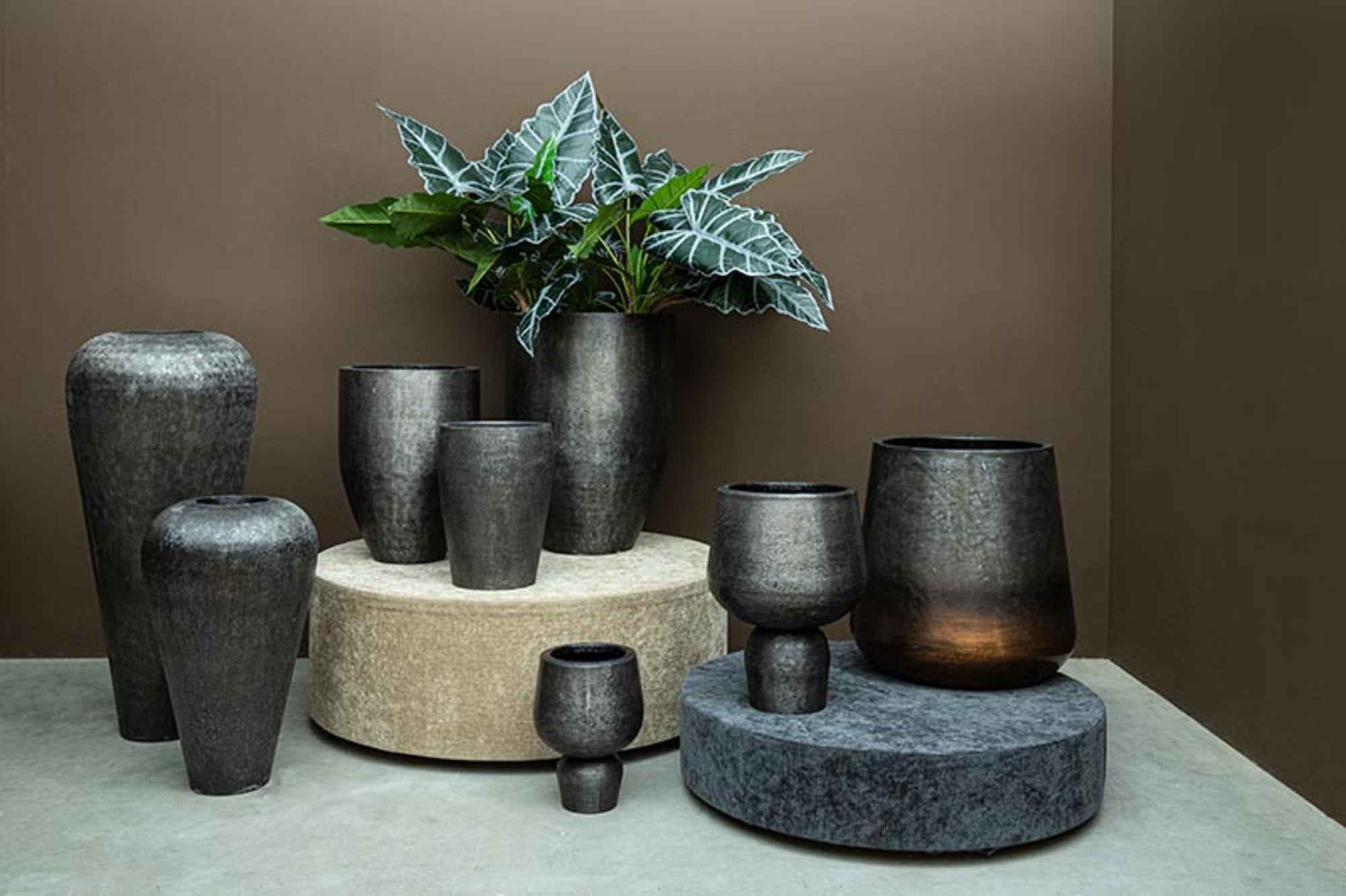 Pot Wayan — Métal — Set complet