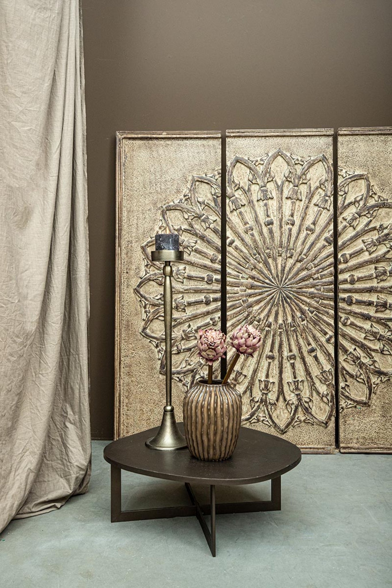 Zival Chandeliers en aluminium moulé - Laiton
