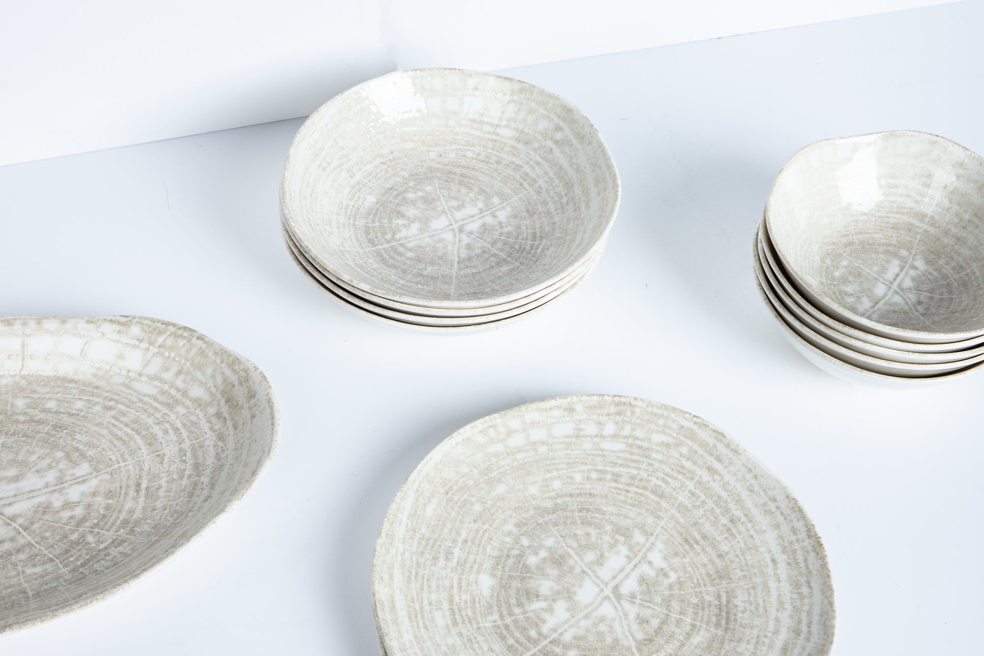 Kaylaa Cream porcelain 16 cm bowl round