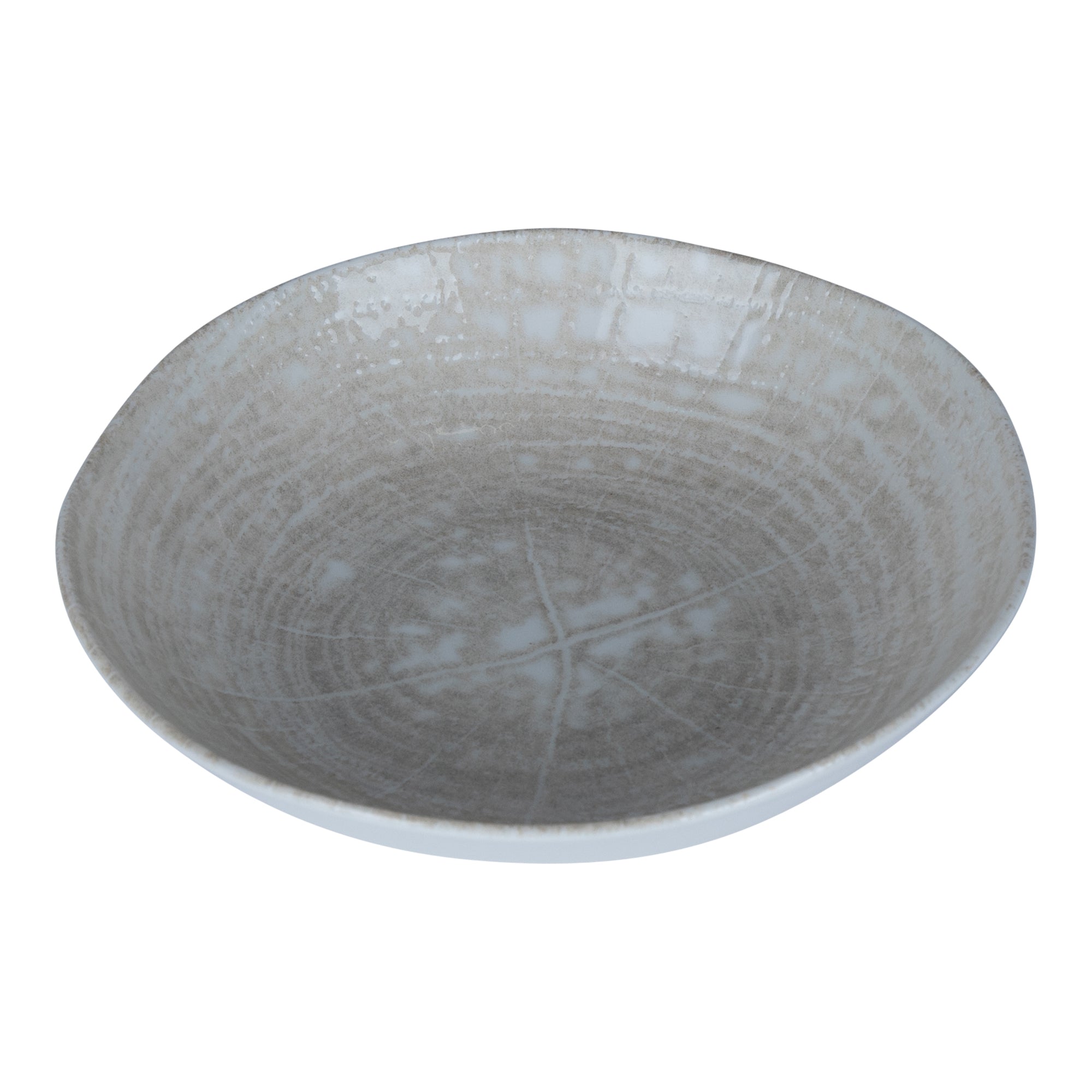 Kaylaa Cream porcelain 20 cm deep plate round