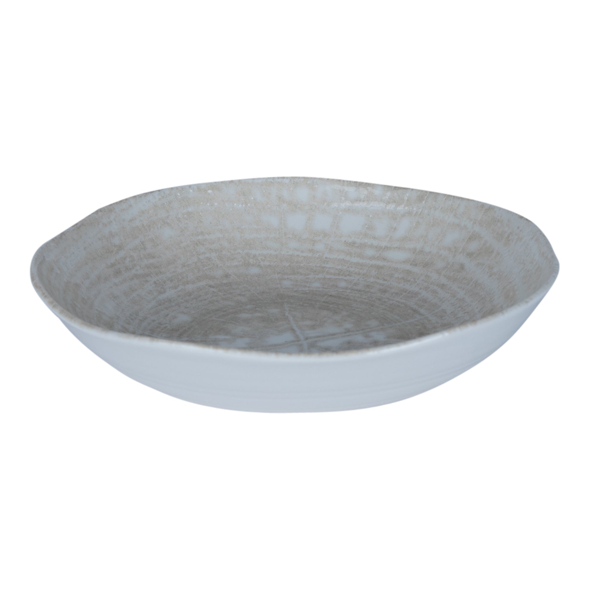 Kaylaa Cream porcelain 20 cm deep plate round