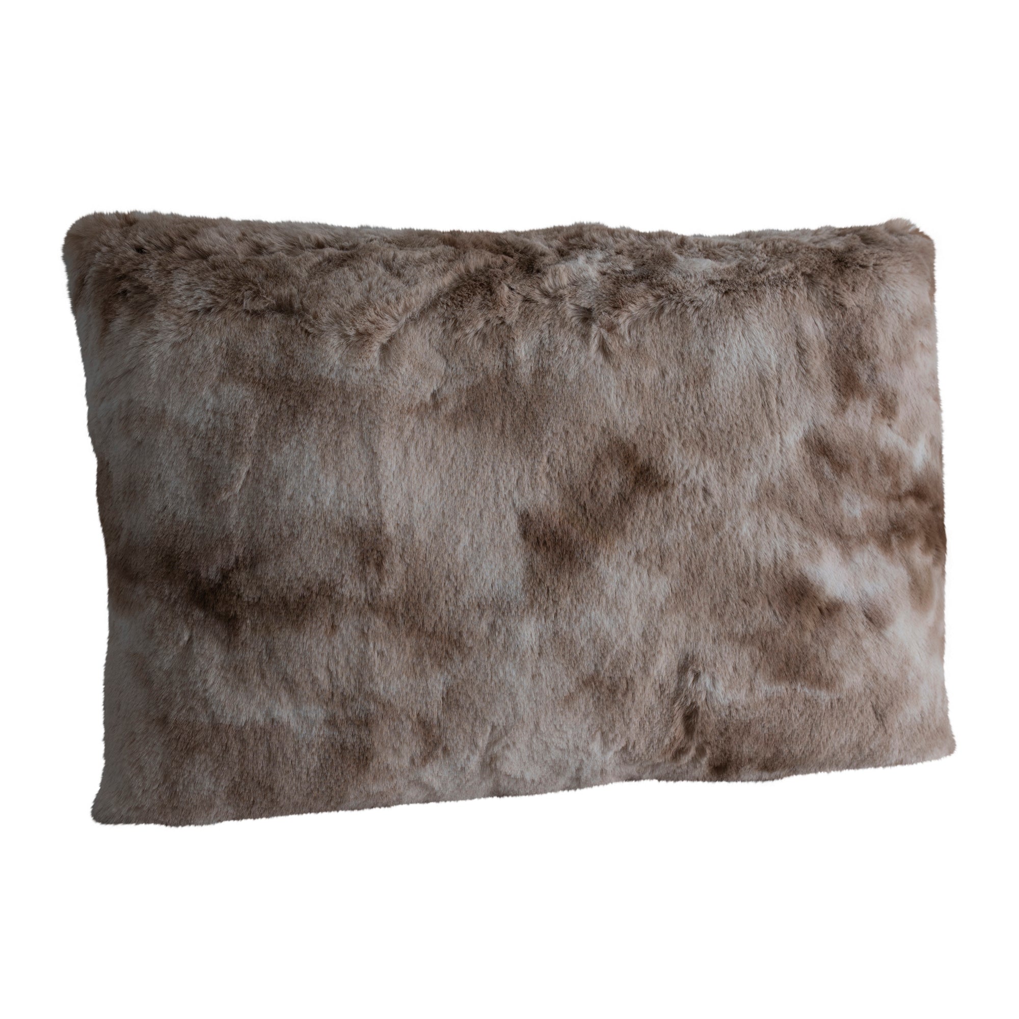 Linde Beige faux fur cushion rectangle Beige — Housse de coussin — vue 4 | Häus