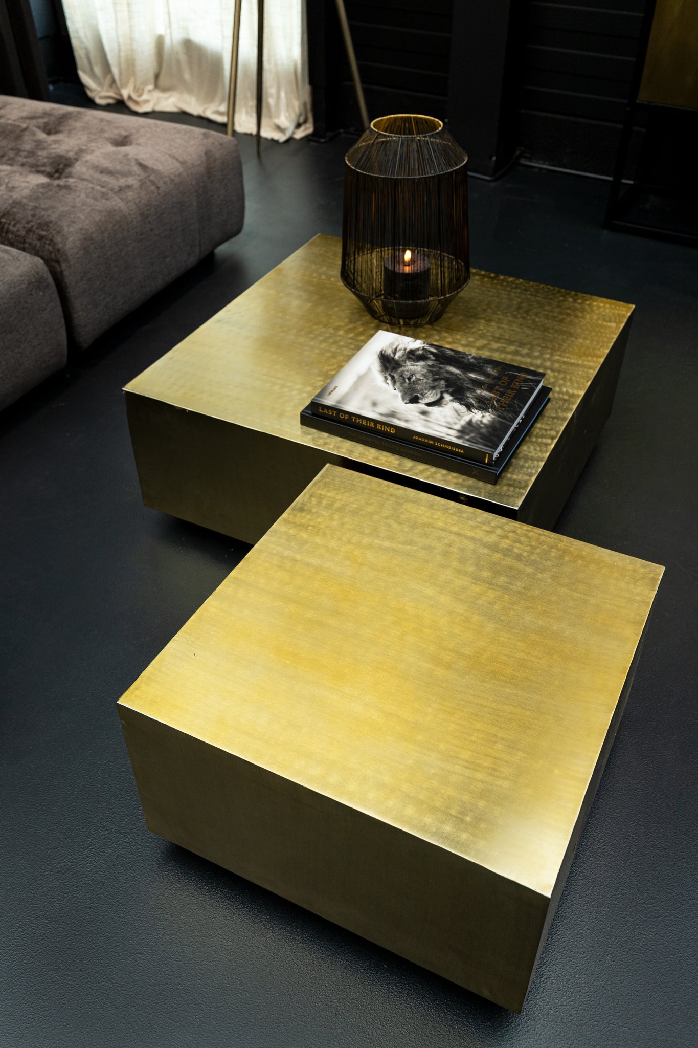 Irvy Gold iron coffeetable square matt sv2 - Photo 2