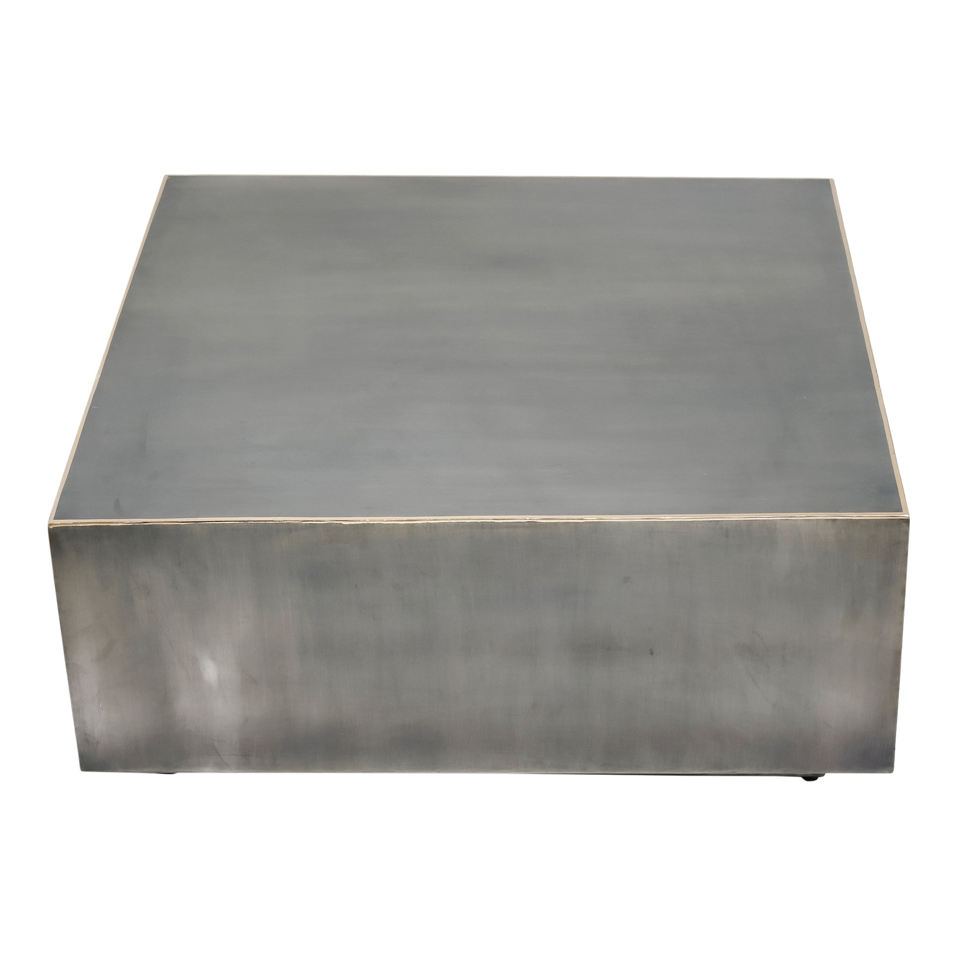 Irvy Nickle iron coffeetable square gold border sv - Photo 3