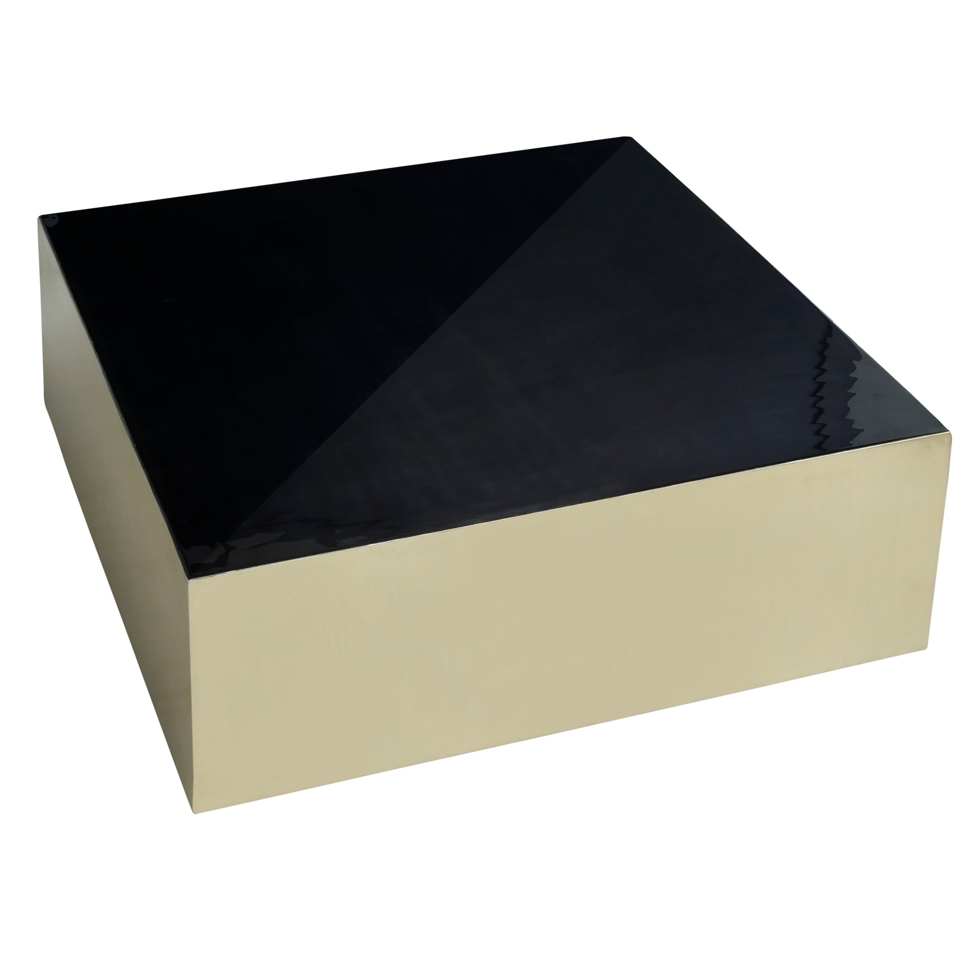 Irvy Gold iron coffeetable square black enamel sv2 - Photo 4