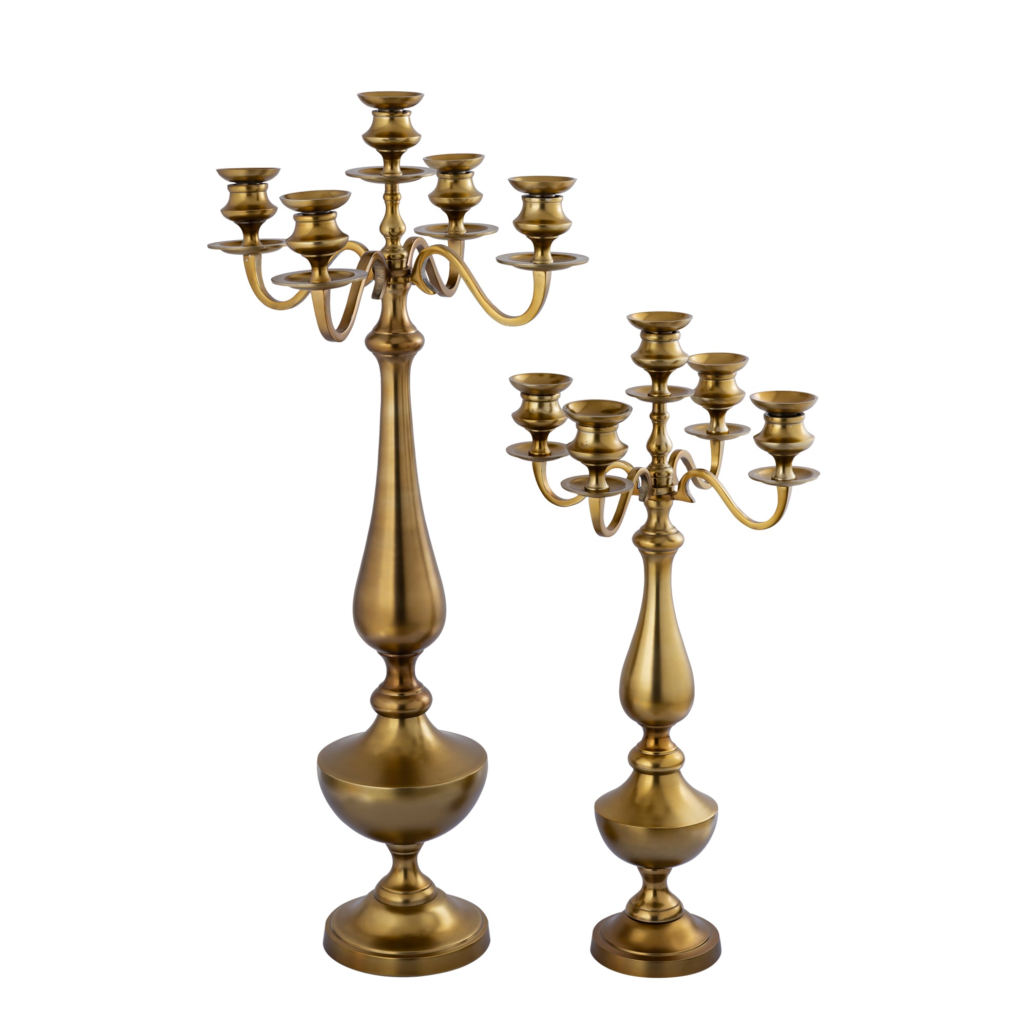 Manuelle Chandeliers en aluminium moulé - Or