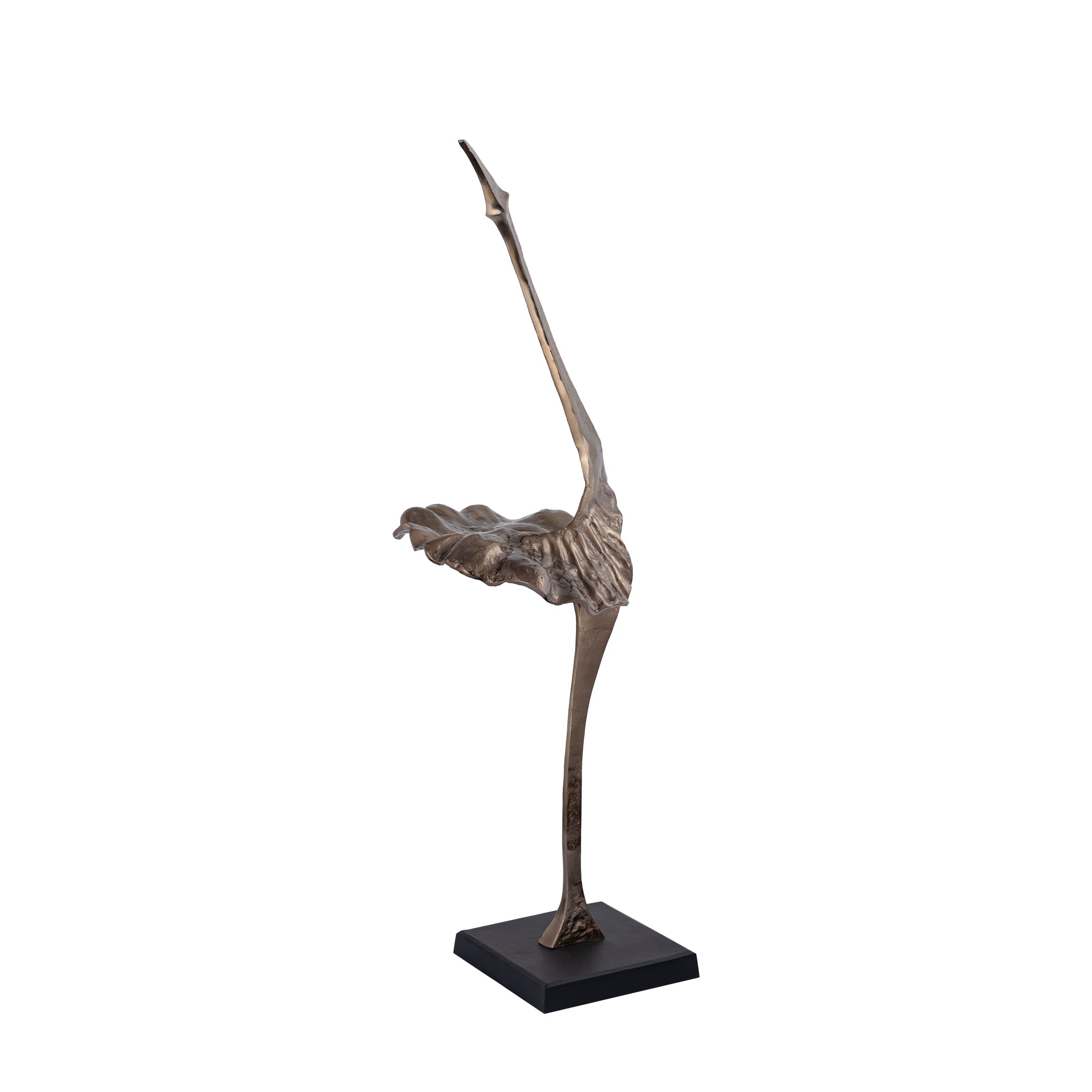 Yobie Brass extreme casted alu statue black base S