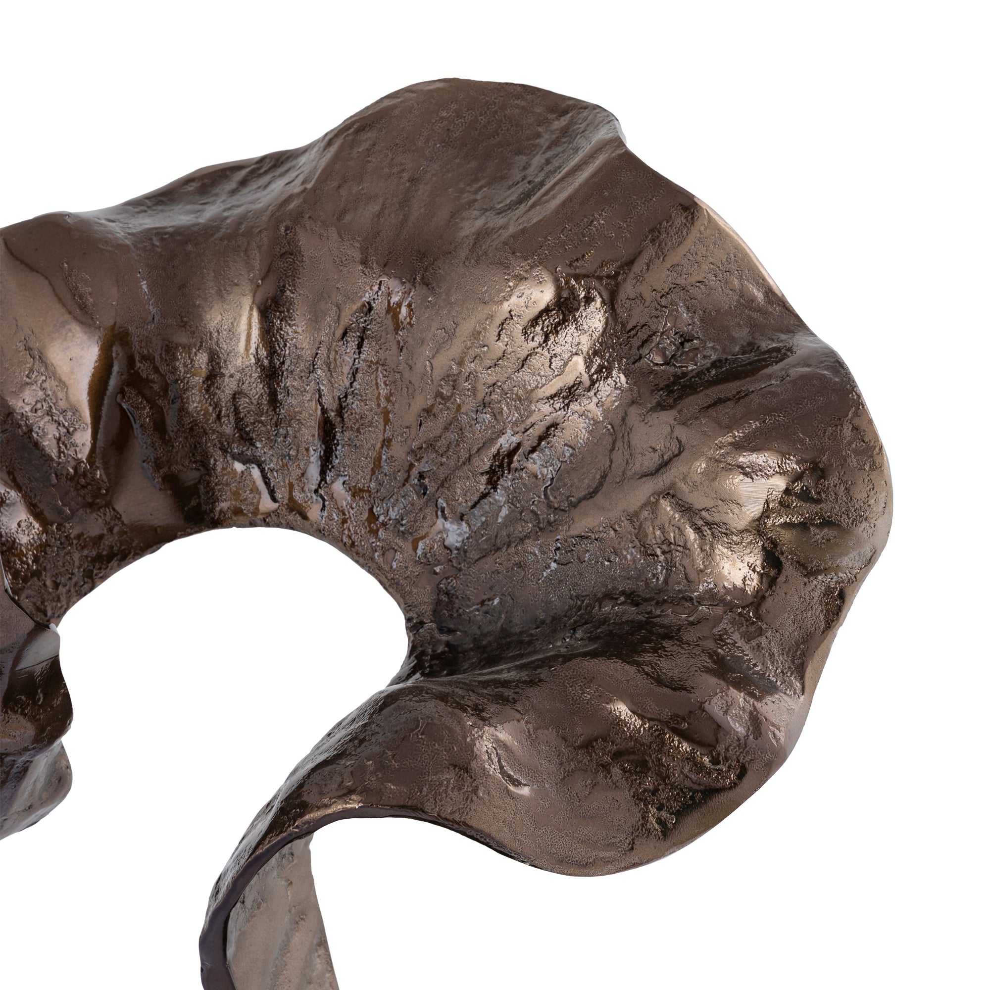 Yobie Brass extreme casted alu statue black base L