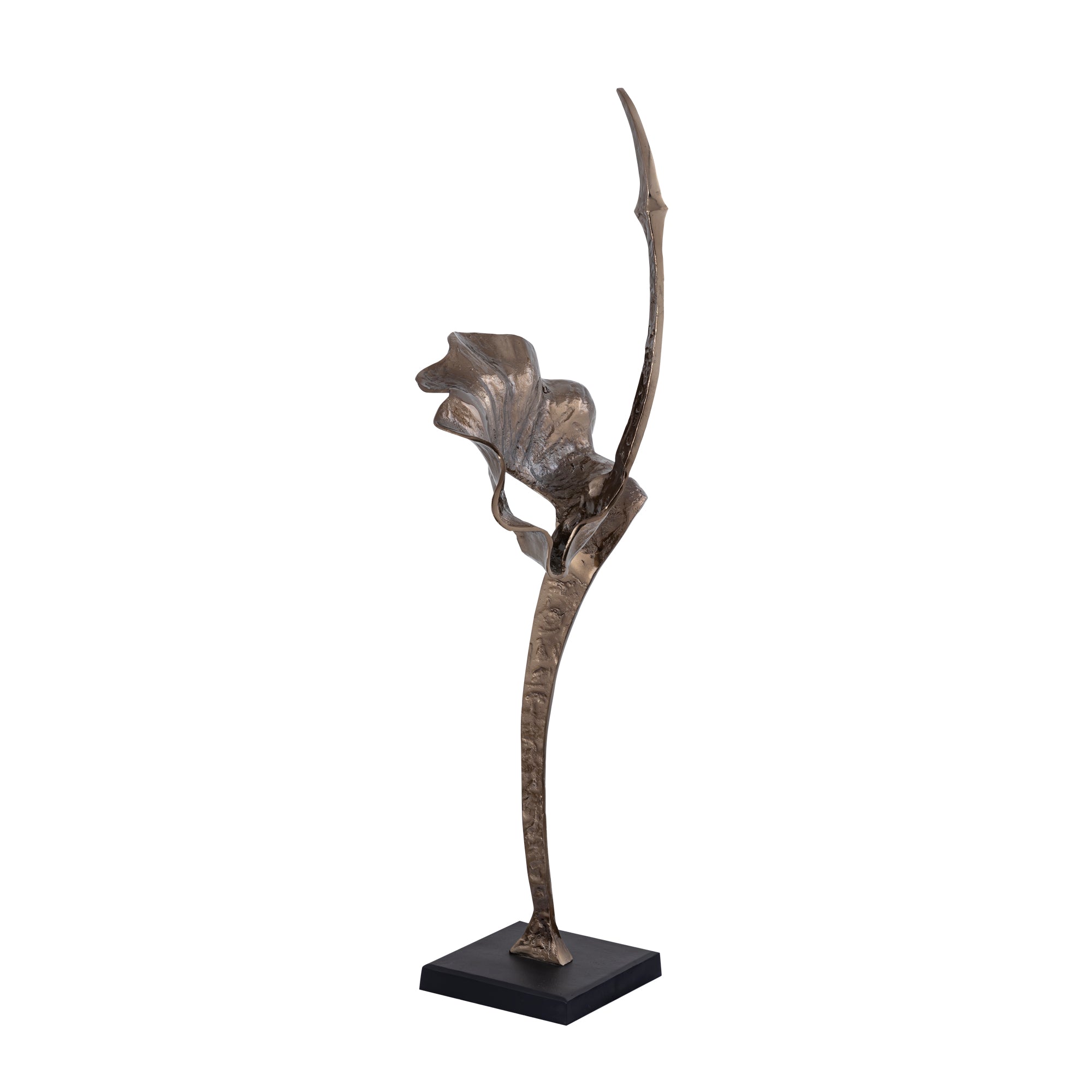 Yobie Brass extreme casted alu statue black base L