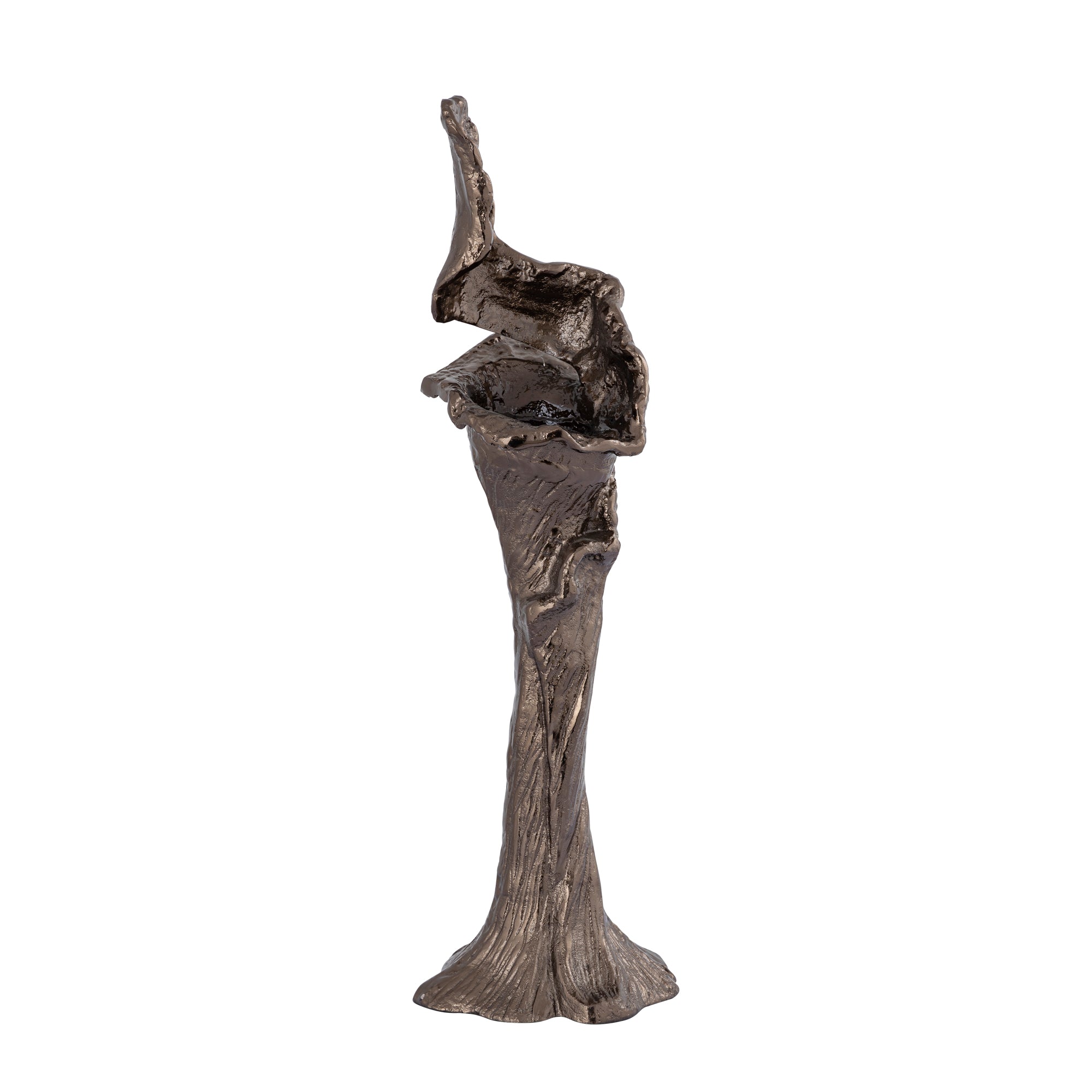 Mataly Chandeliers en aluminium moulé — Brass Alu Candle Holder - Marron