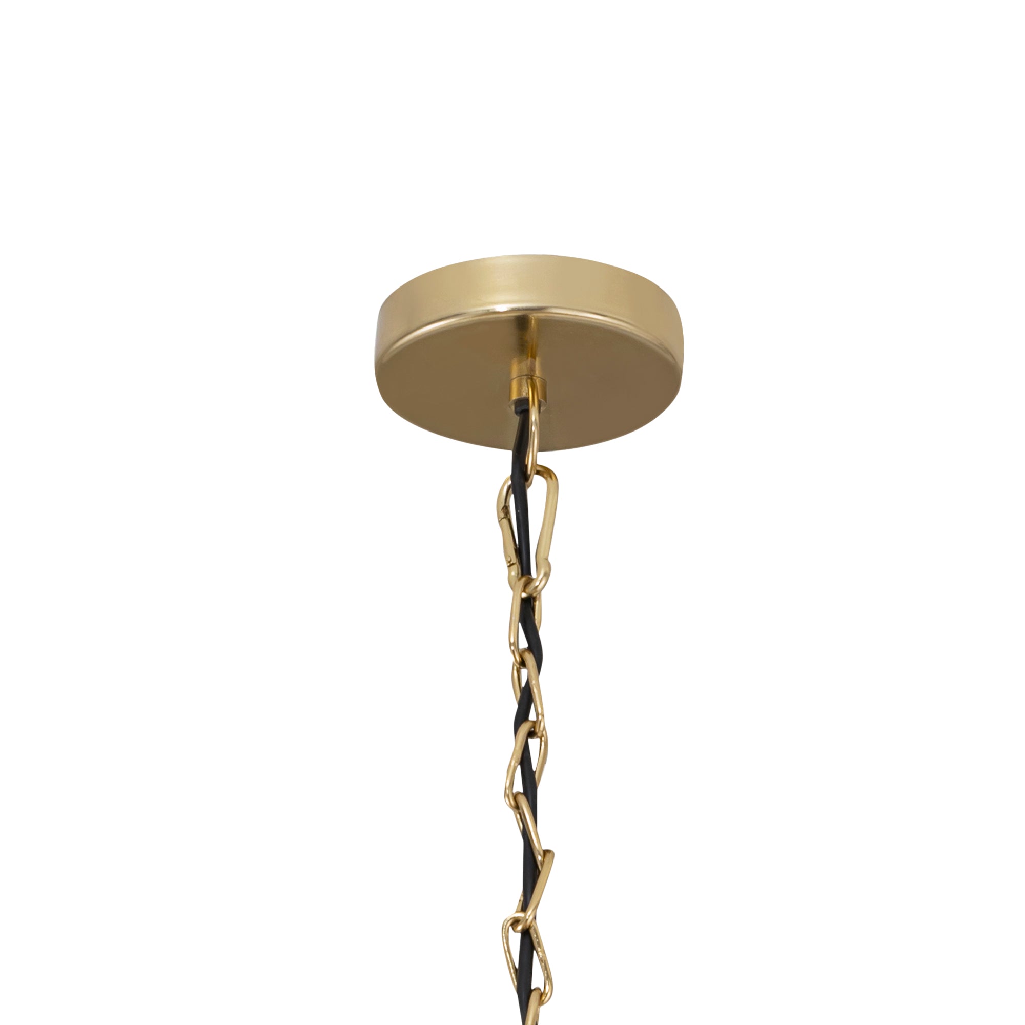 Wilco Lustres en fer — Brass Alu Hanging Lamp Chains Small - Or