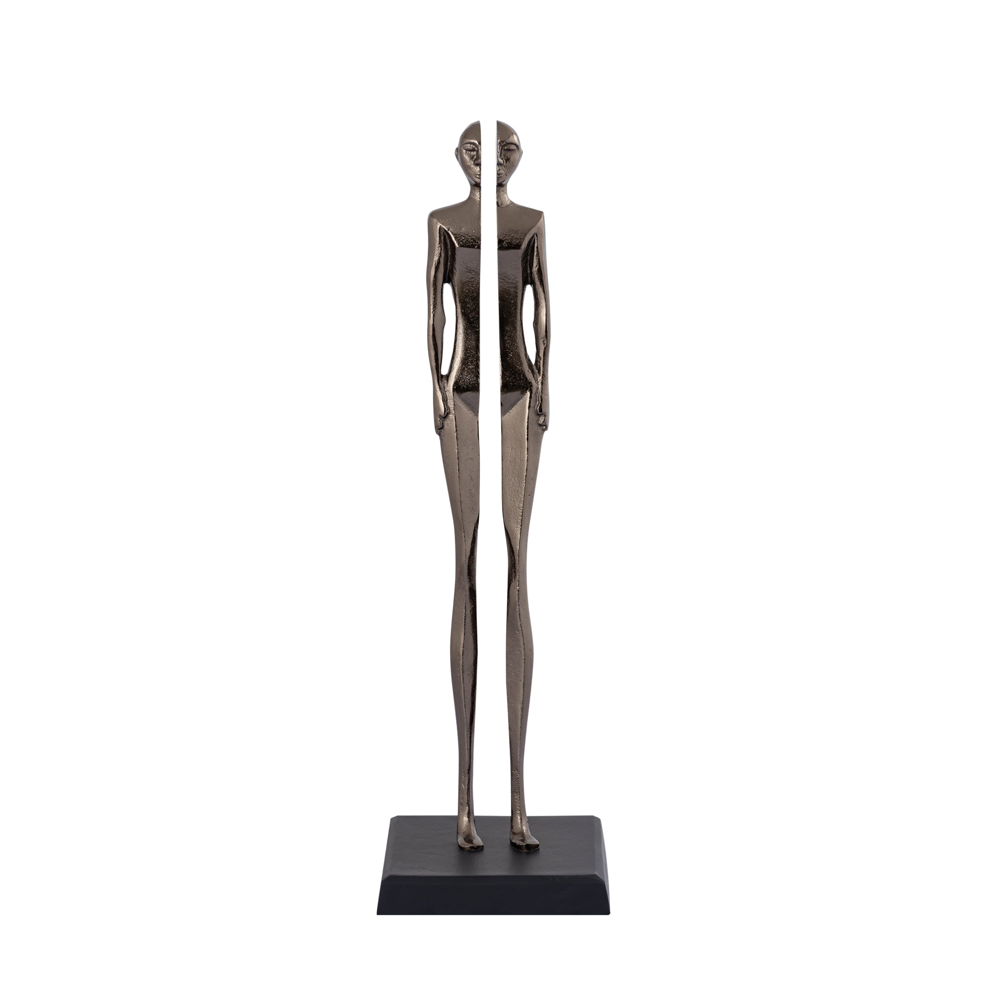 Ilsee GunMetal casted alu statue figure in half S