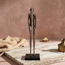 Ilsee GunMetal casted alu statue figure in half S