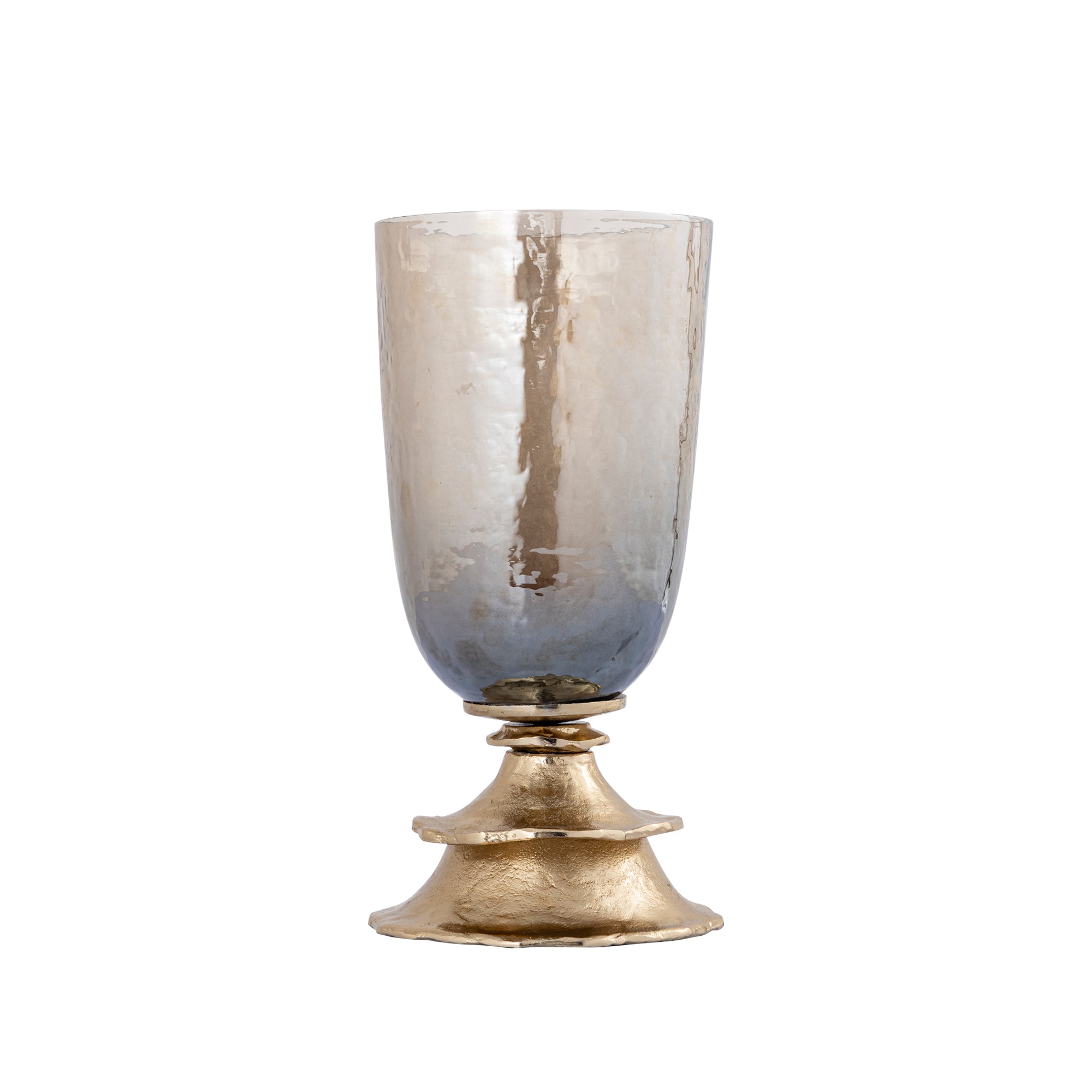 Cevar Bougeoirs en verre - Champagne