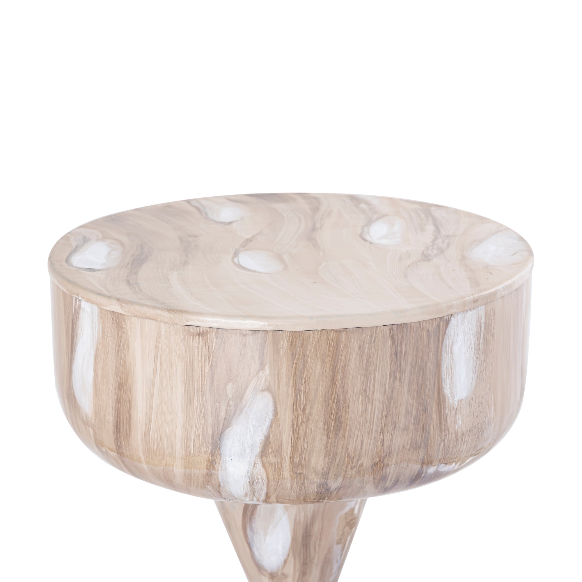 Maran Cream shiny ironsidetable round L - Photo 4