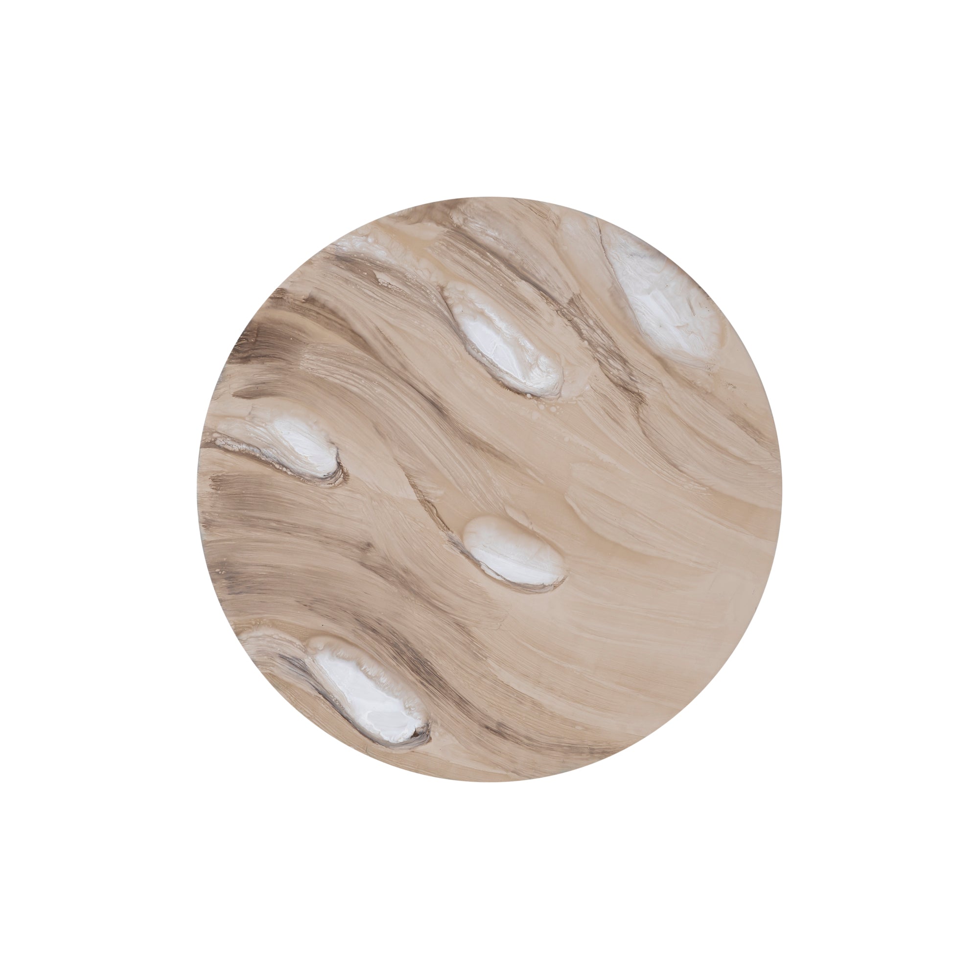Maran Cream shiny ironsidetable round L - Photo 5