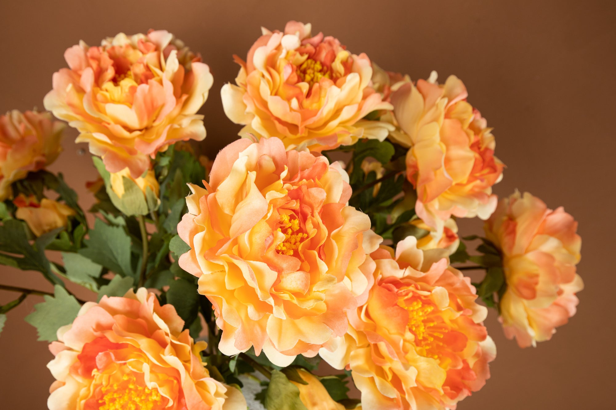 Peony Flower orange with bud Orange — Fleur artificielle — vue 2 | Häus