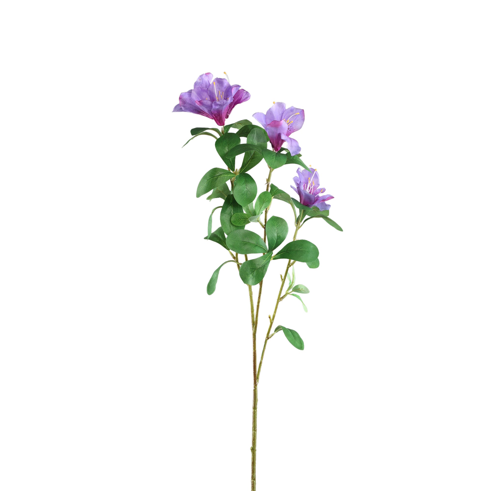 Garden Flower purple azalea with leaves Violet — Fleur artificielle — Fleur artificielle design premium | Häus