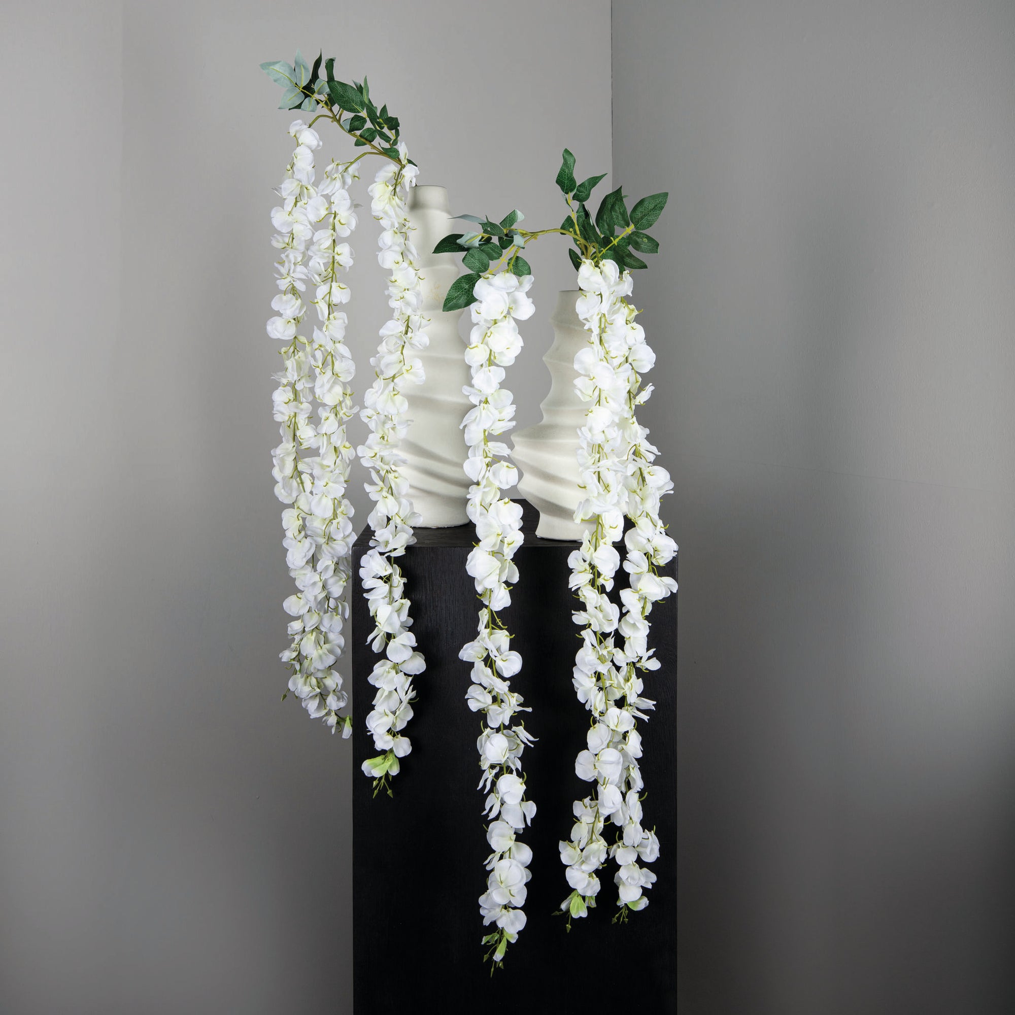 Garden Flower white wisteria flower hanging Blanc — Fleur artificielle — vue 3 | Häus