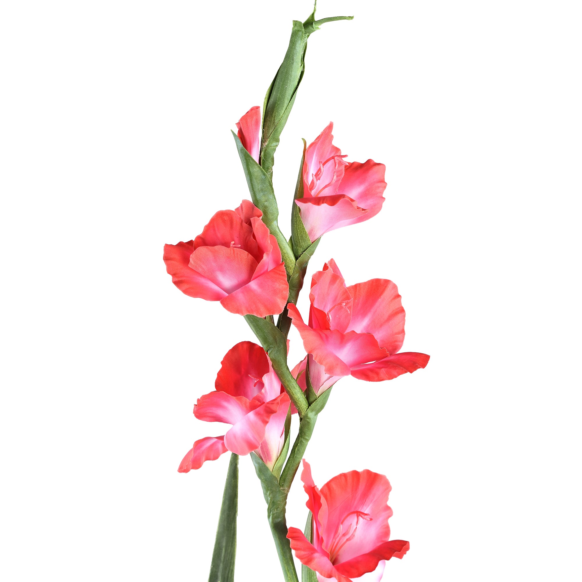 Garden Flower pink Gladiolus with leaves Rose — Fleur artificielle — vue 3 | Häus