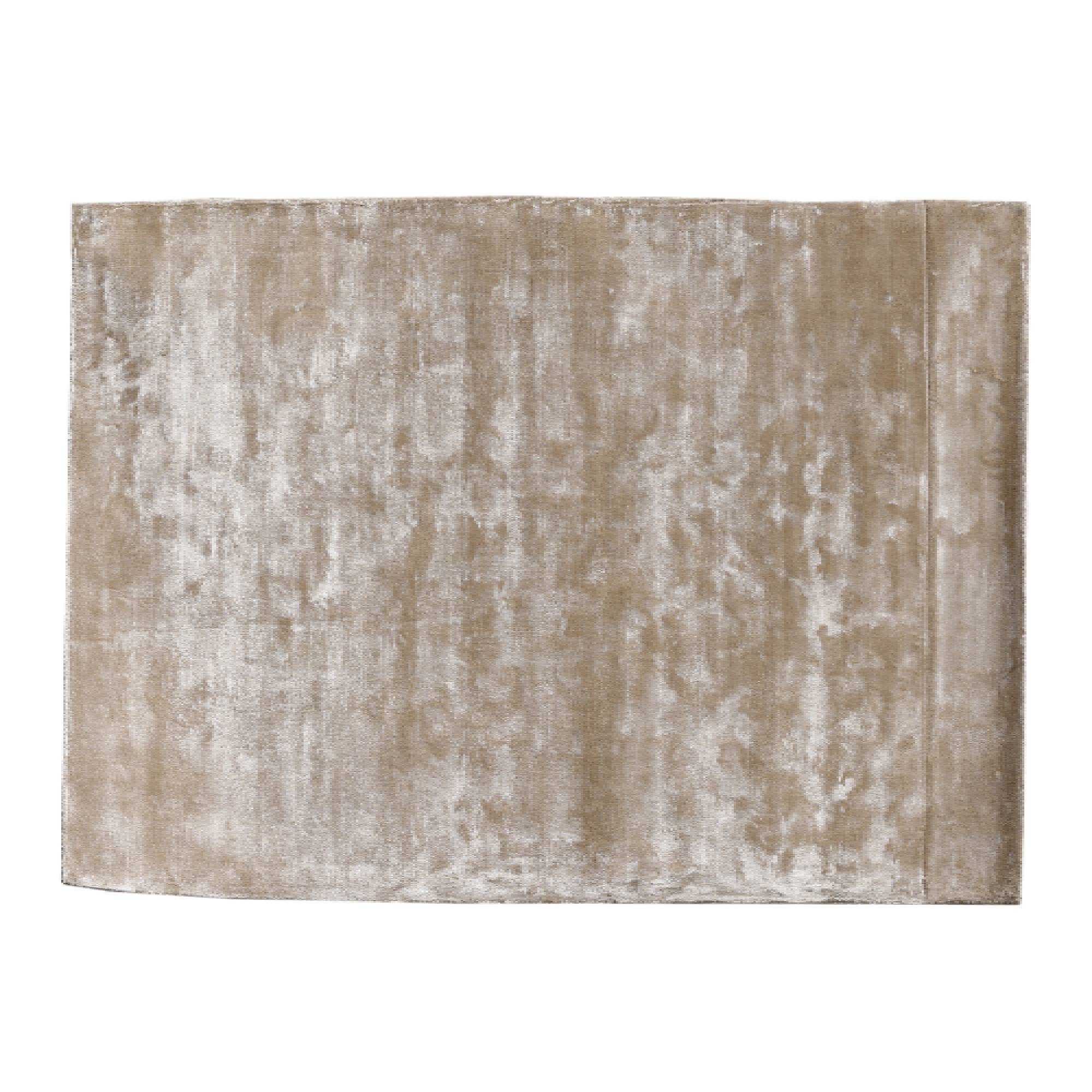 Flavia Taupe viscose handwoven carpet XL Taupe — Tapis — vue 2 | Häus
