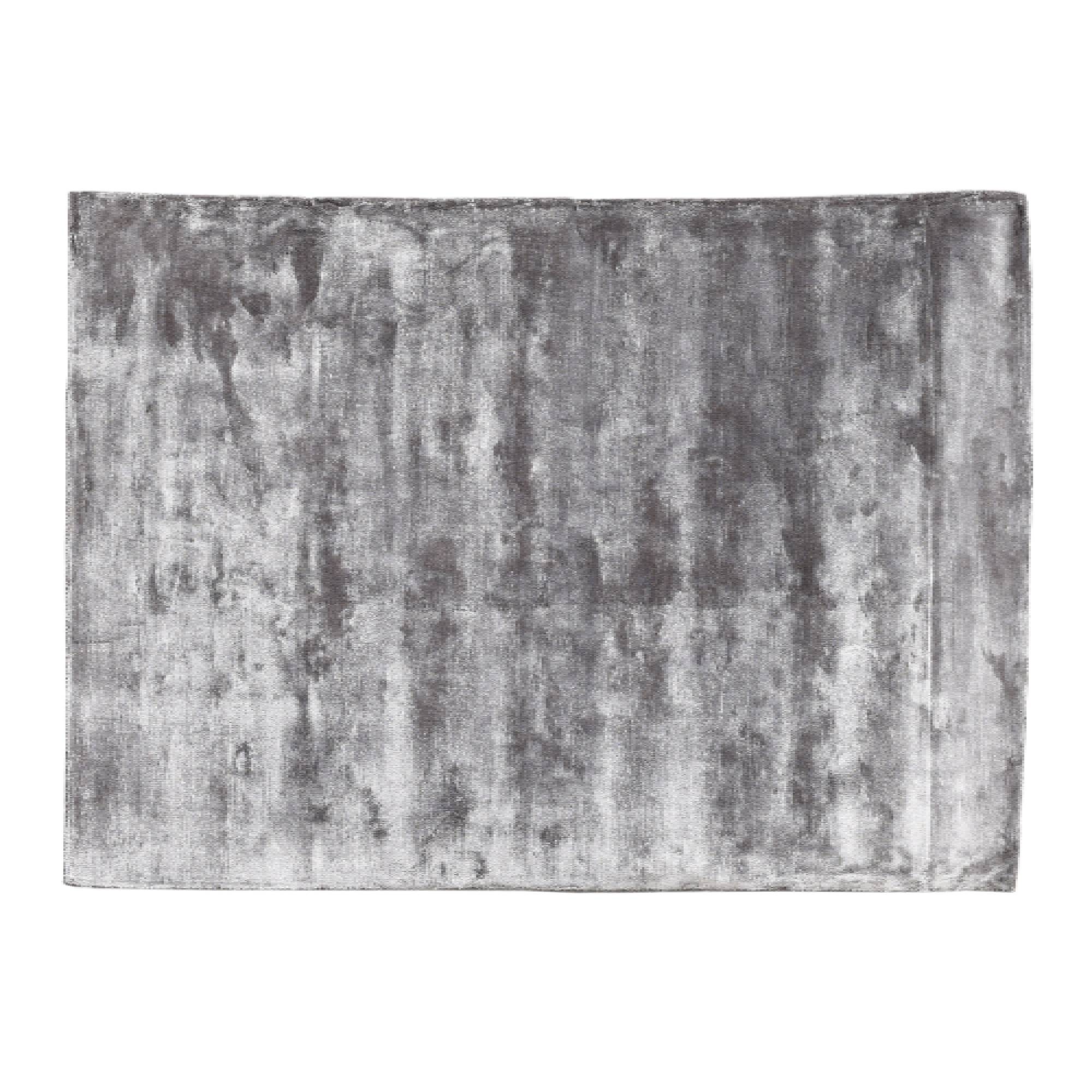 Flavia Grey viscose handwoven carpet XL Gris — Tapis — vue 2 | Häus