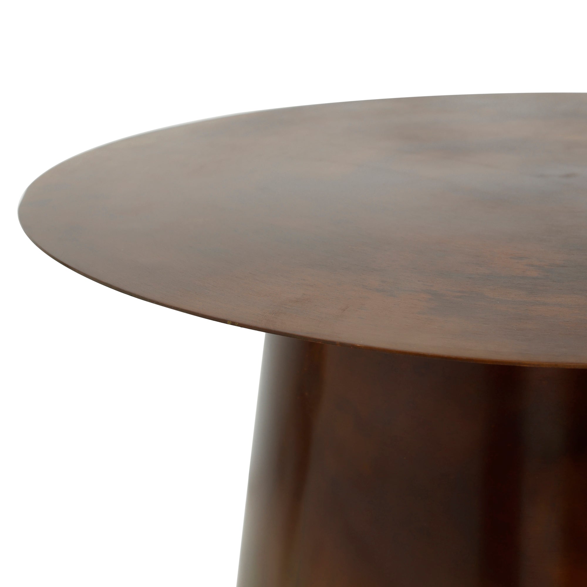 Edson Copper iron side table round cone foot SV2 - Photo 4