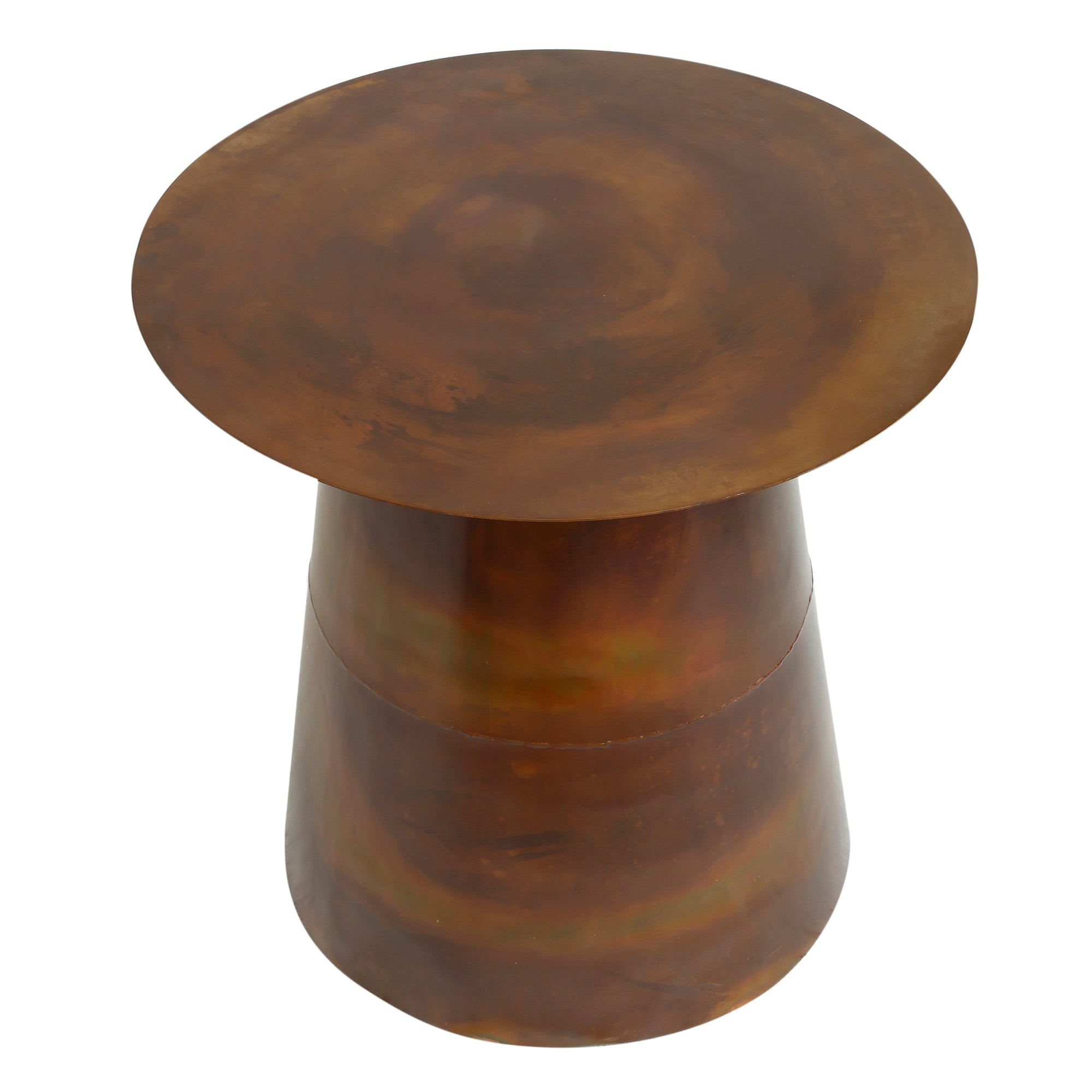 Edson Copper iron side table round cone foot SV2 - Photo 2