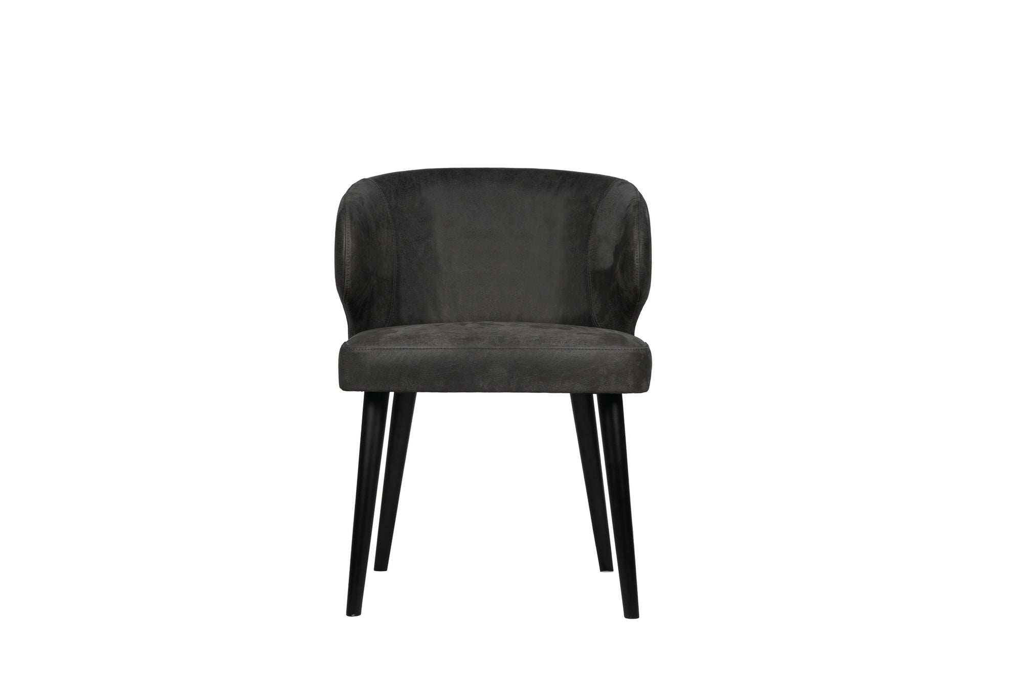 Fiori Anthracite terra leather dining chair - Photo 4