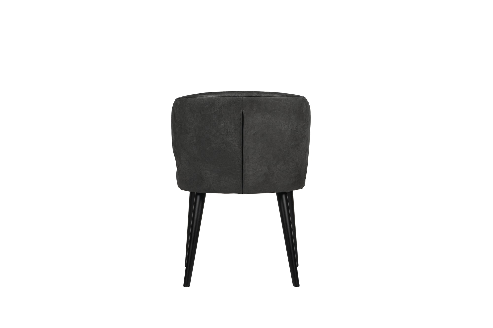 Fiori Anthracite terra leather dining chair - Photo 5